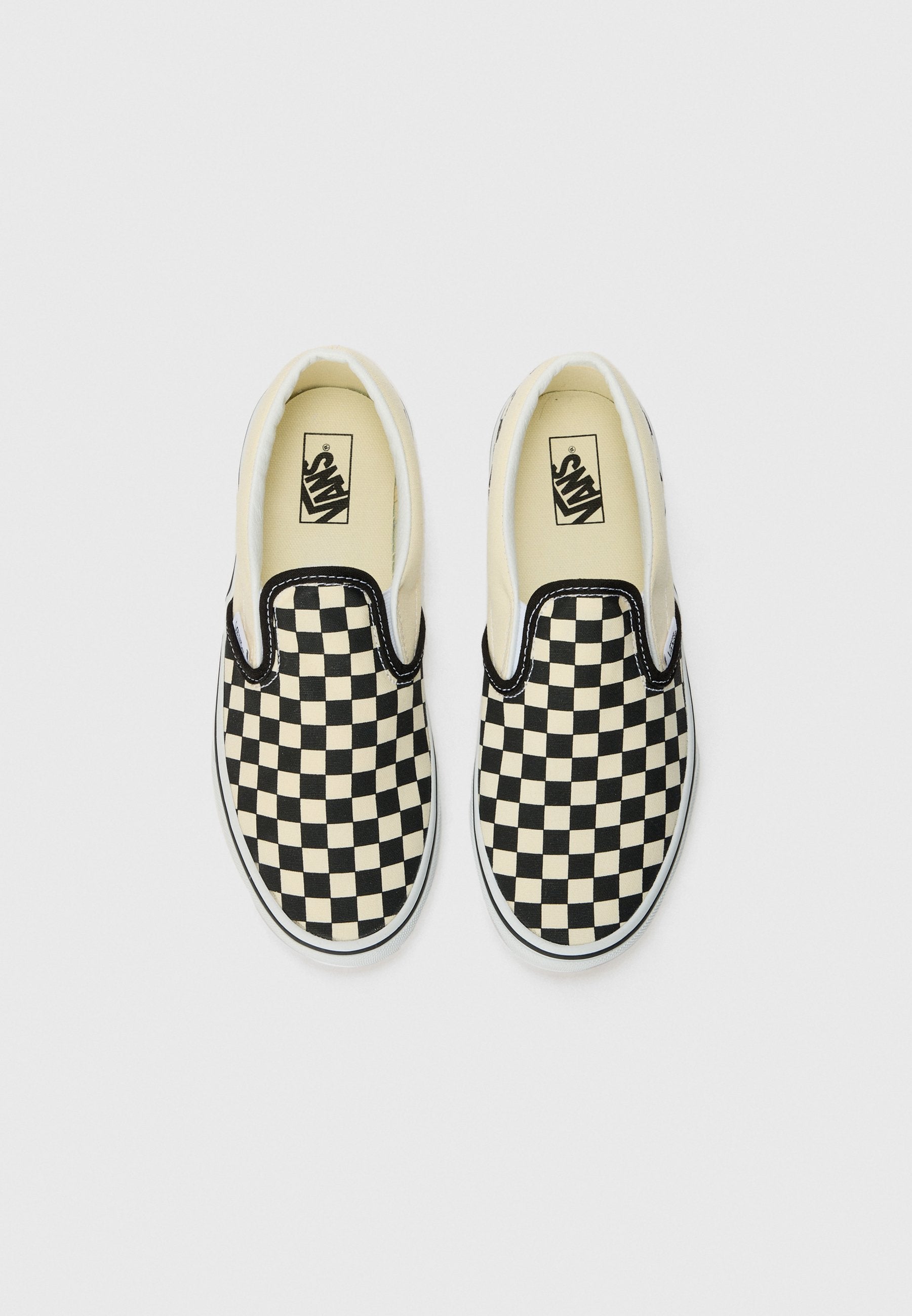 CLASSIC SLIP ON UNISEX - Chaussons - black/white