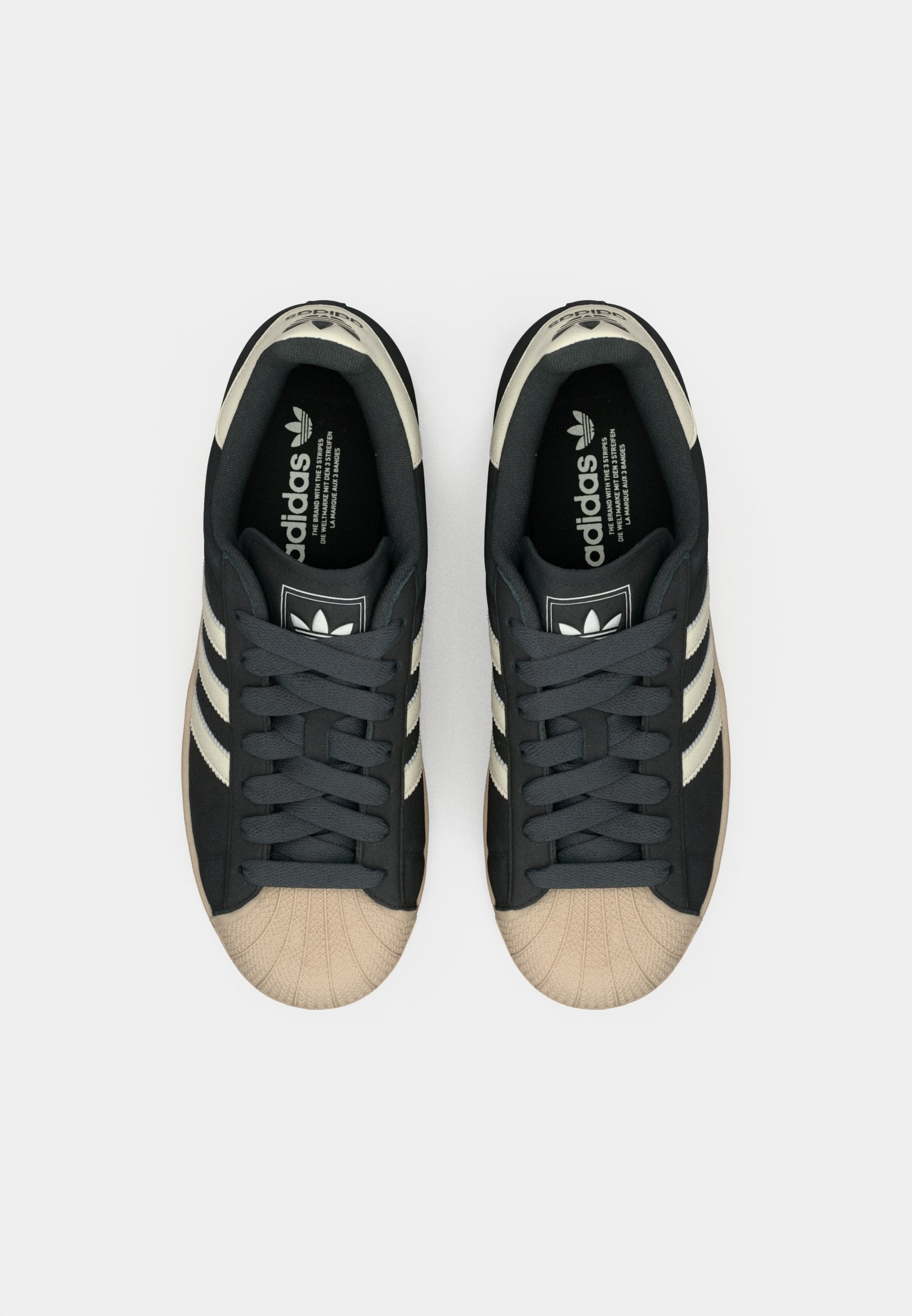 SUPERSTAR II UNISEX - Trainers - core black/off white/stone khaki