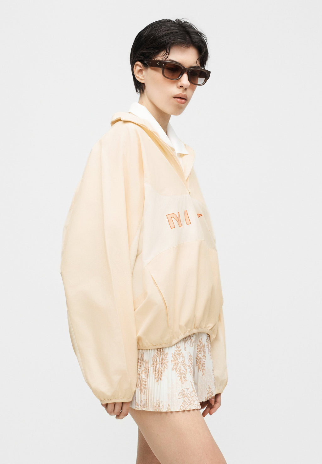 STREET - Veste d'été - craie/blanc/orange arctique