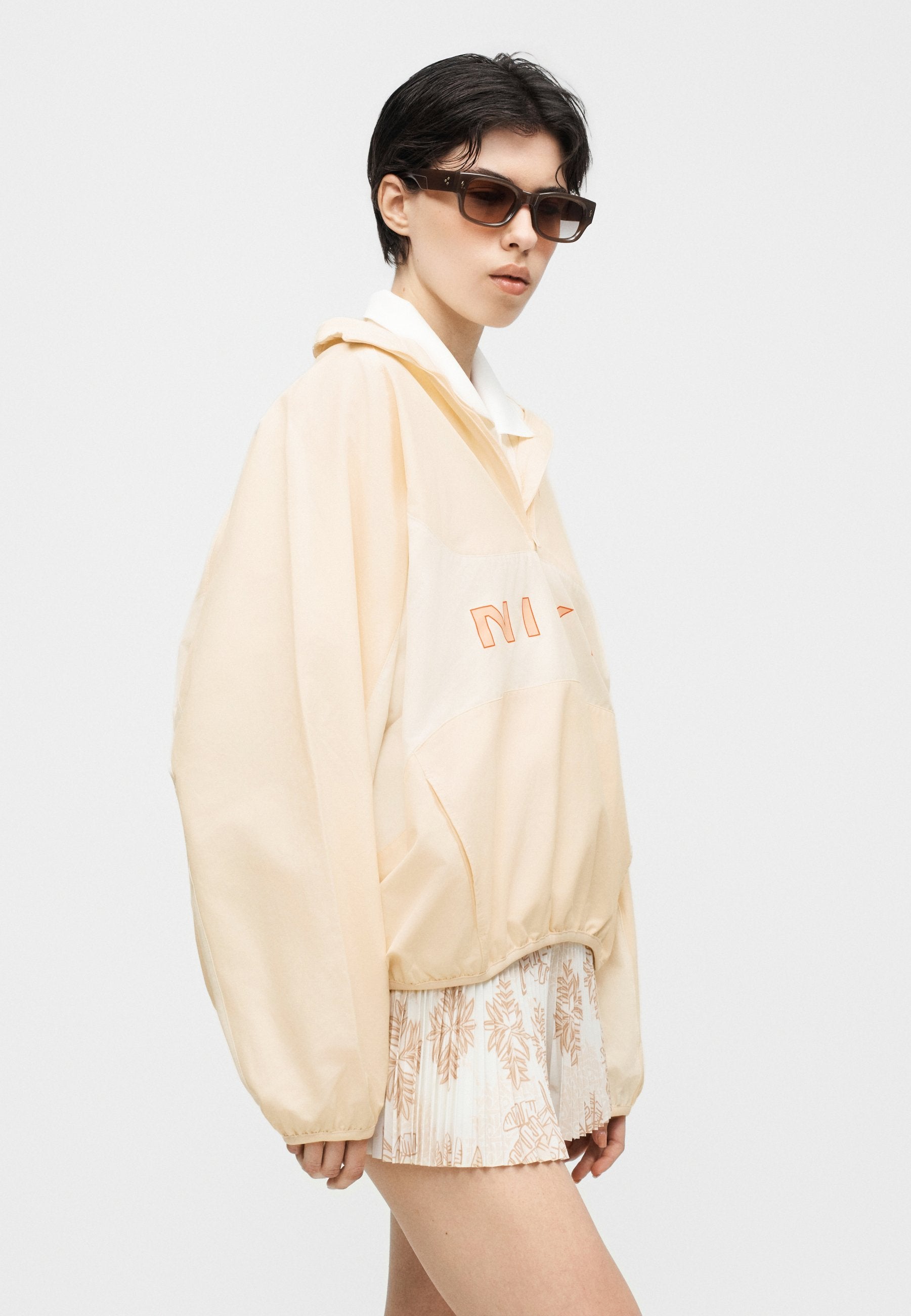 STREET - Veste d'été - craie/blanc/orange arctique