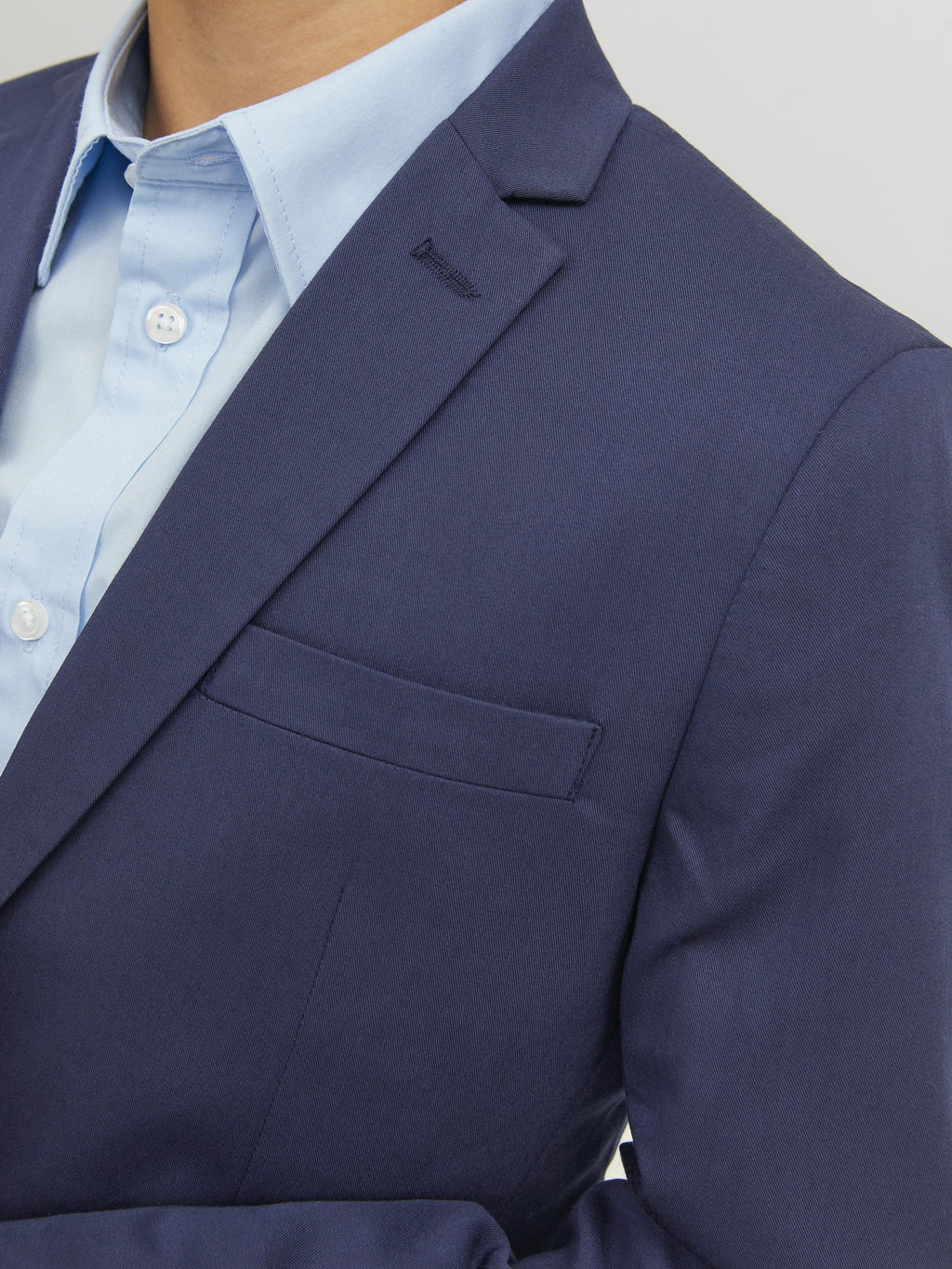 Single-breasted JPRSOLAR Junior - Suit jacket - medieval blue