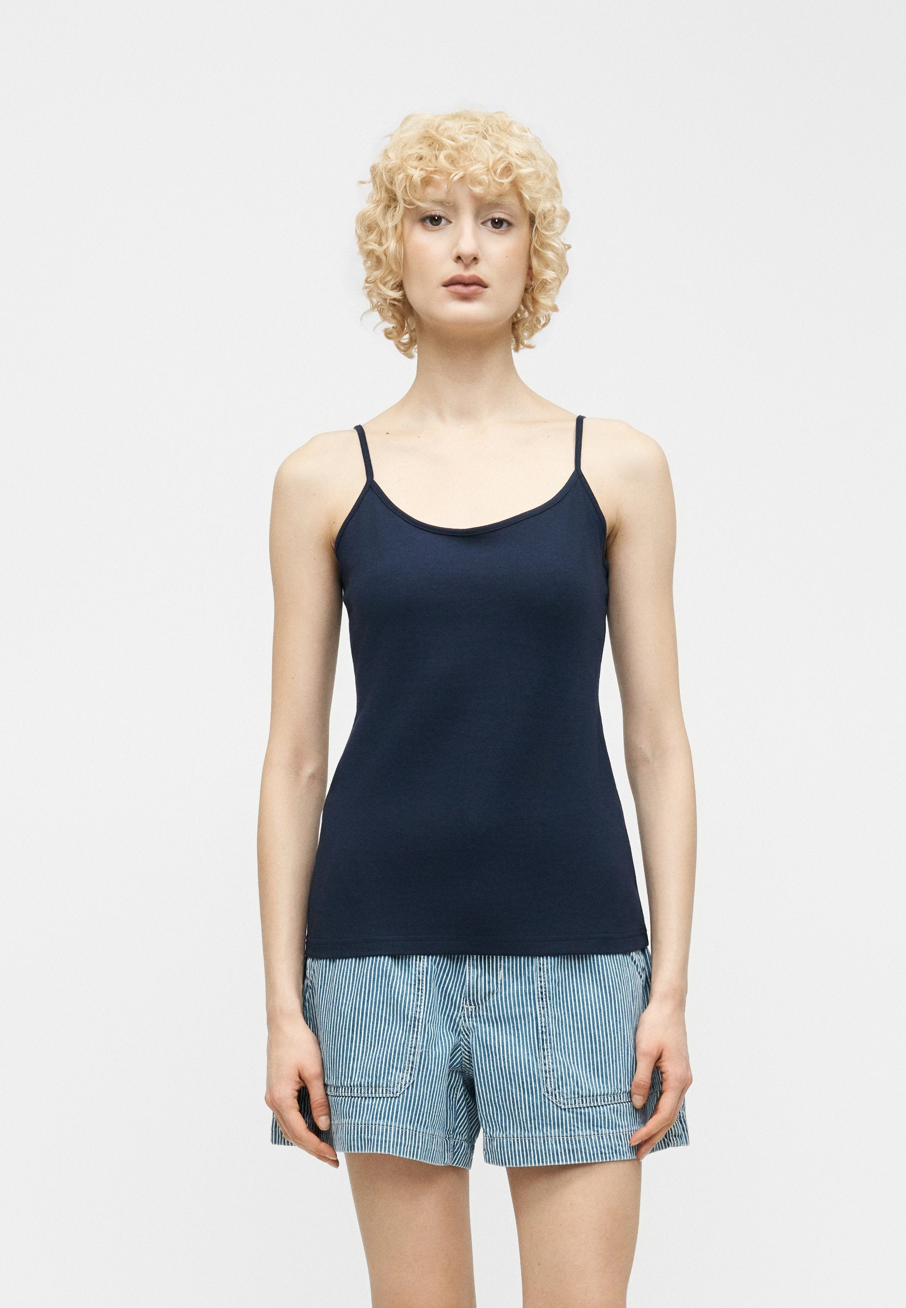 FITTED CAMI 3 PACK - Top - navy/black/white