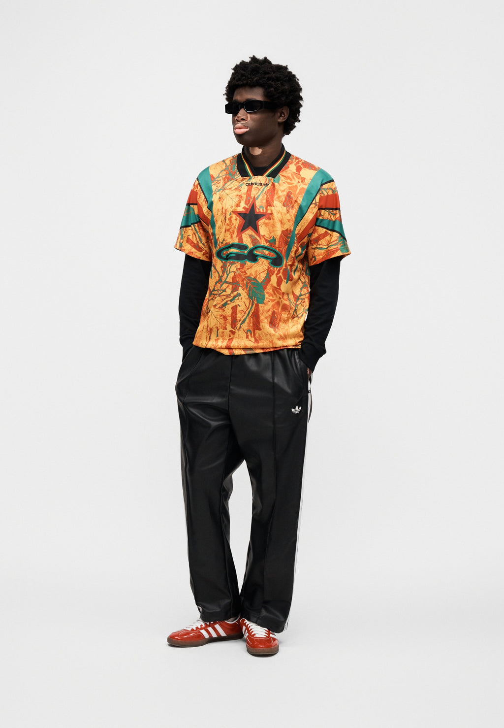 GRAPHIC - Print T-shirt - green/yellow/better scarlet