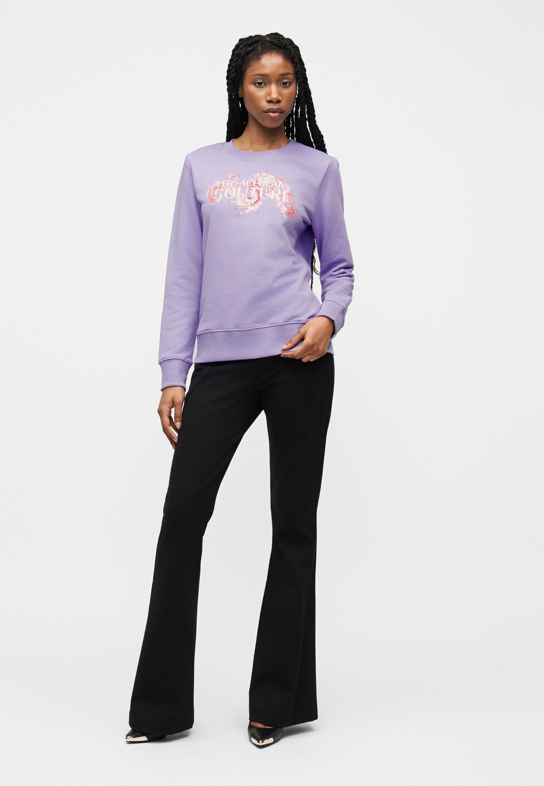 LOGO WAVE - Sweatshirt - lilac