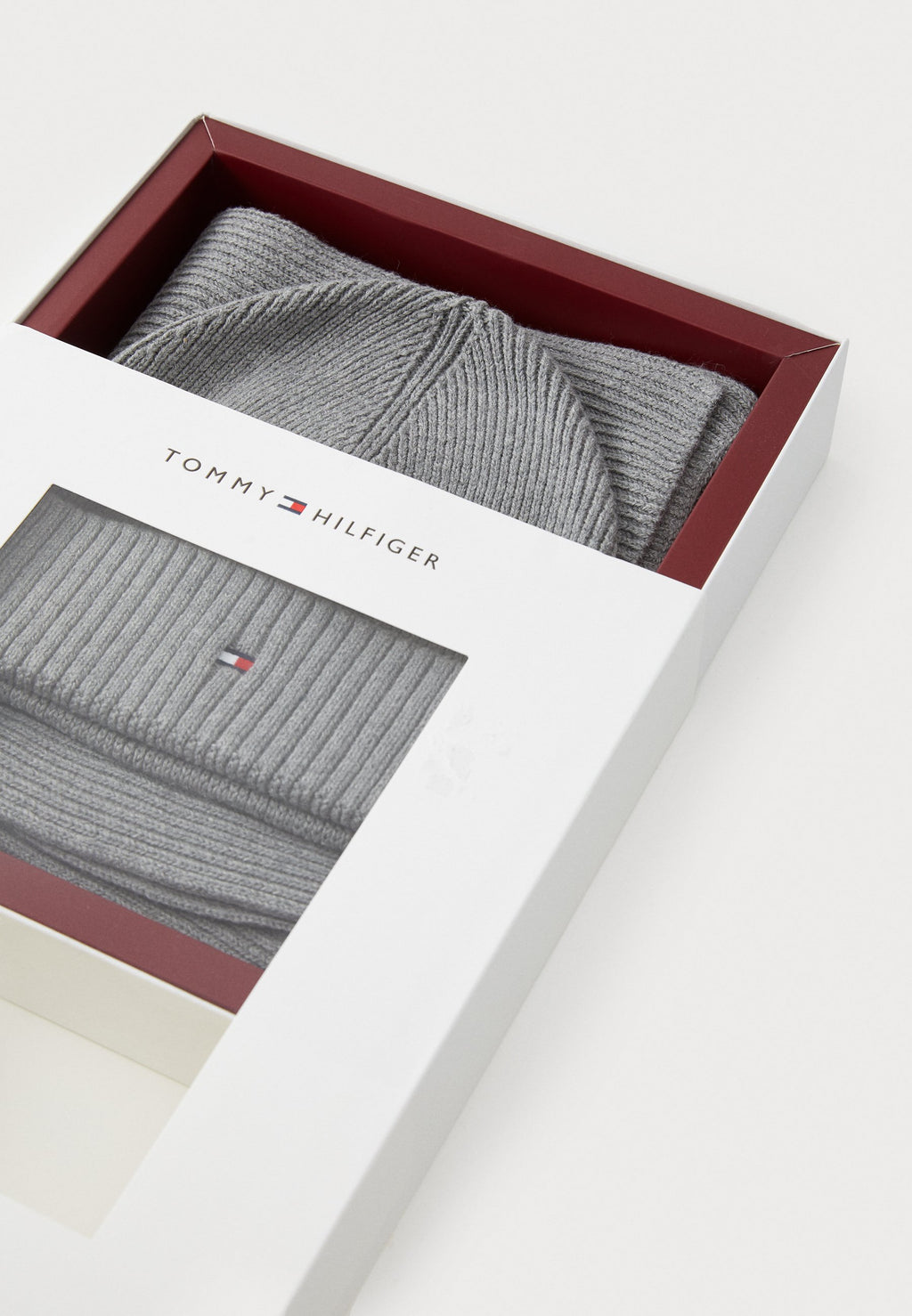FLAG BEANIE & SCARF SET - Scarf - mid grey heather