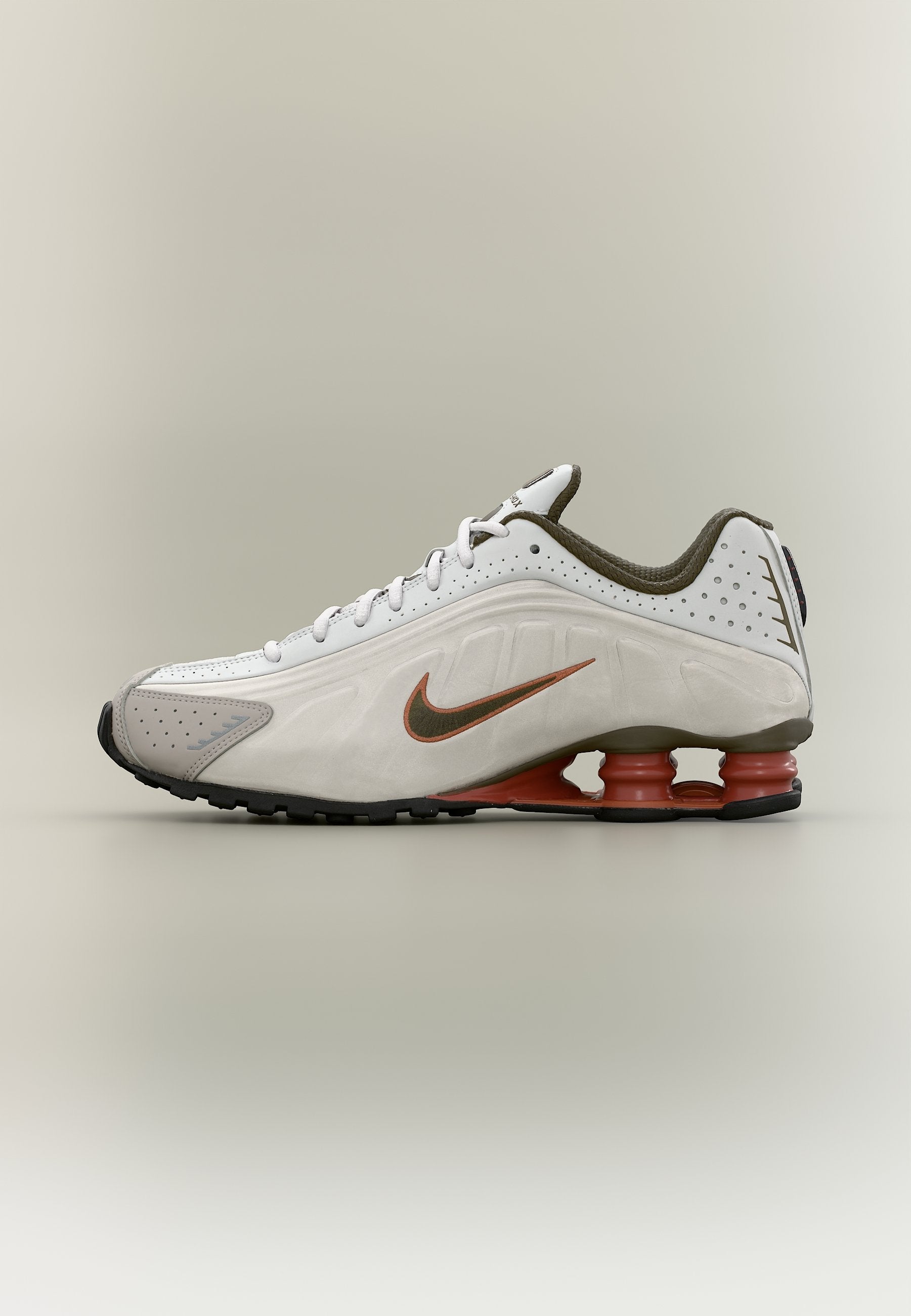 SHOX R4 UNISEX - Trainers - vast grey/dark hazel/dusty peach/black