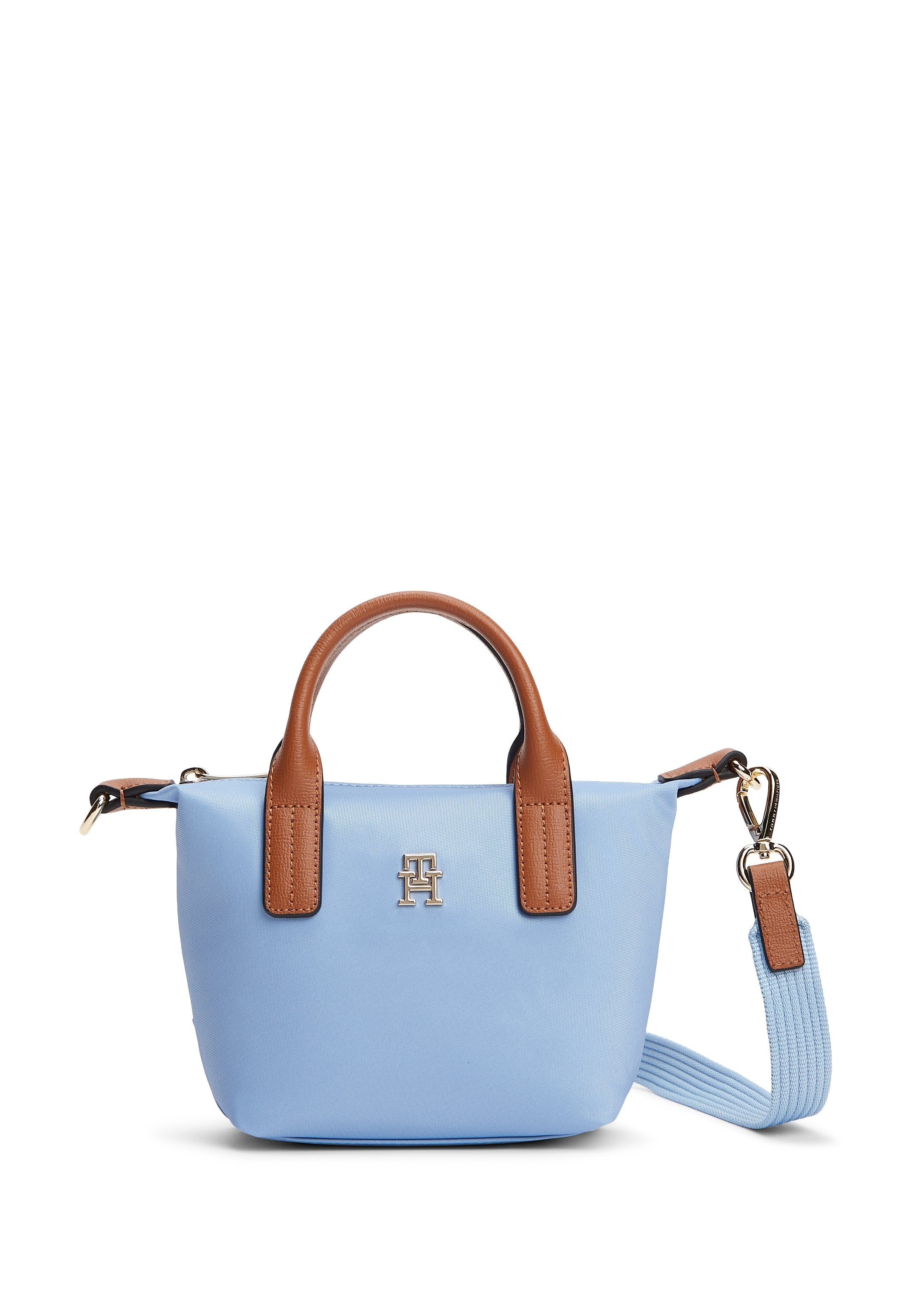 TH MONOGRAM CROSSBODY TOTE BAG - Handbag - well water