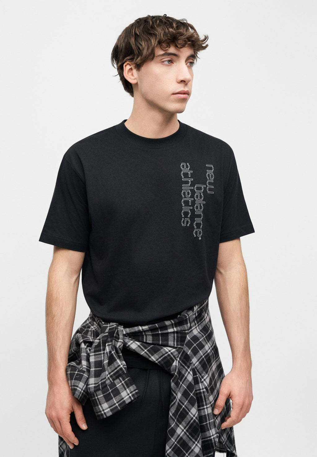 LINEAR GRAPHIC PANT - Tracksuit bottoms - black