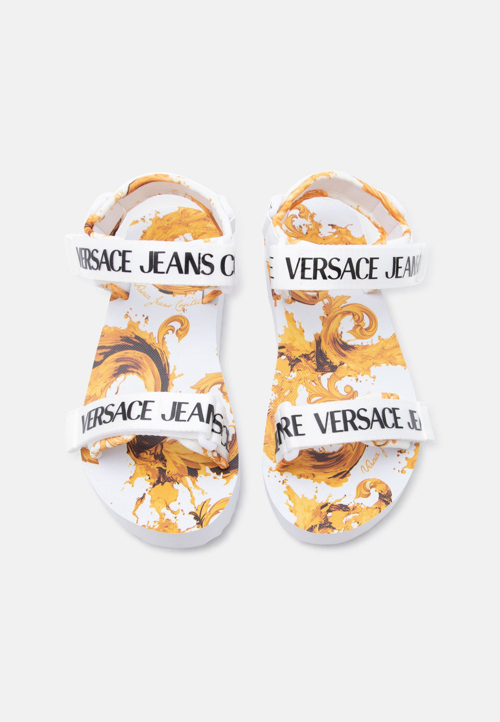 FONDO MIAMI - Sandals - white/gold-coloured