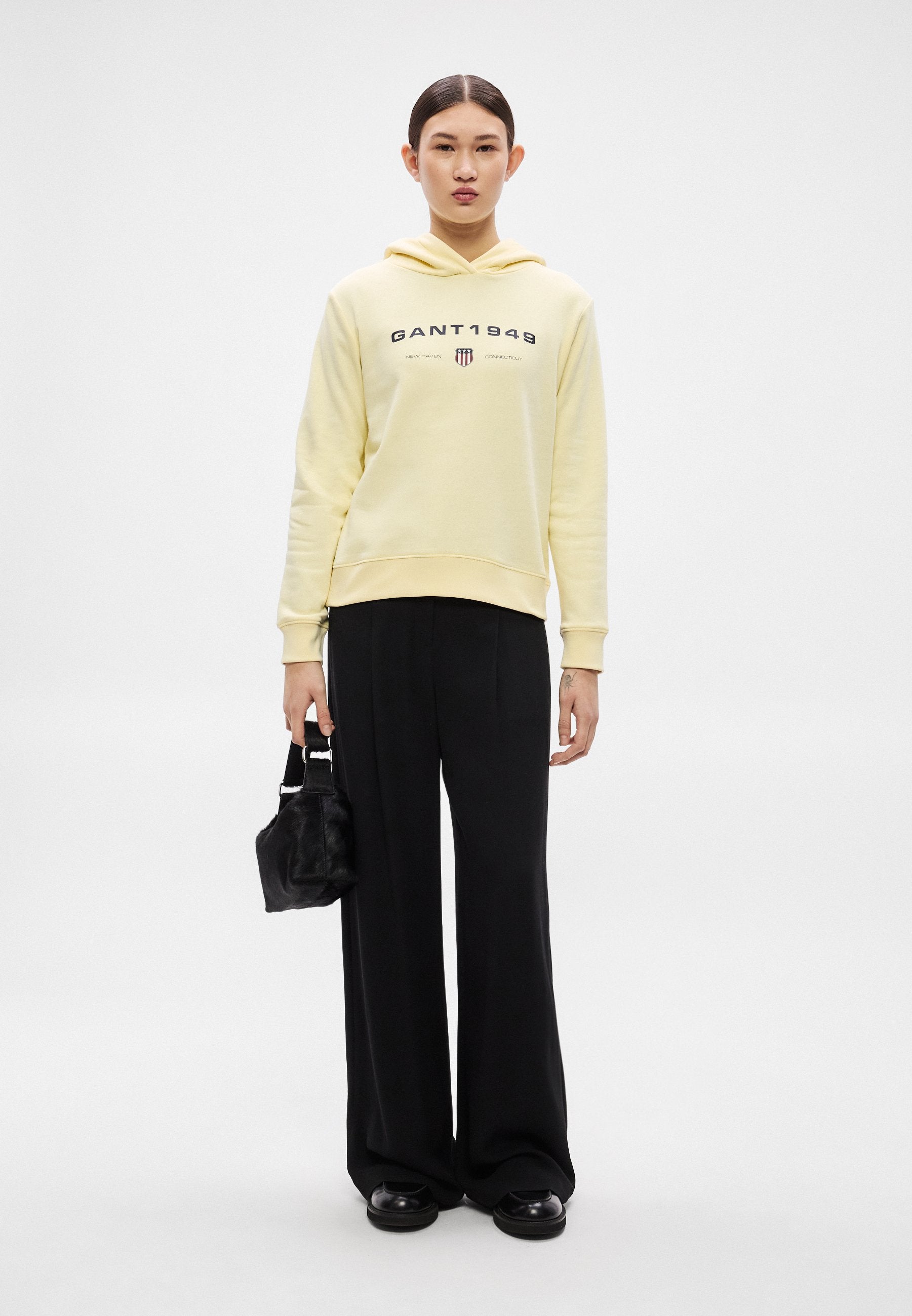 GRAPHIC HOODIE - Hoodie - vanilla yellow