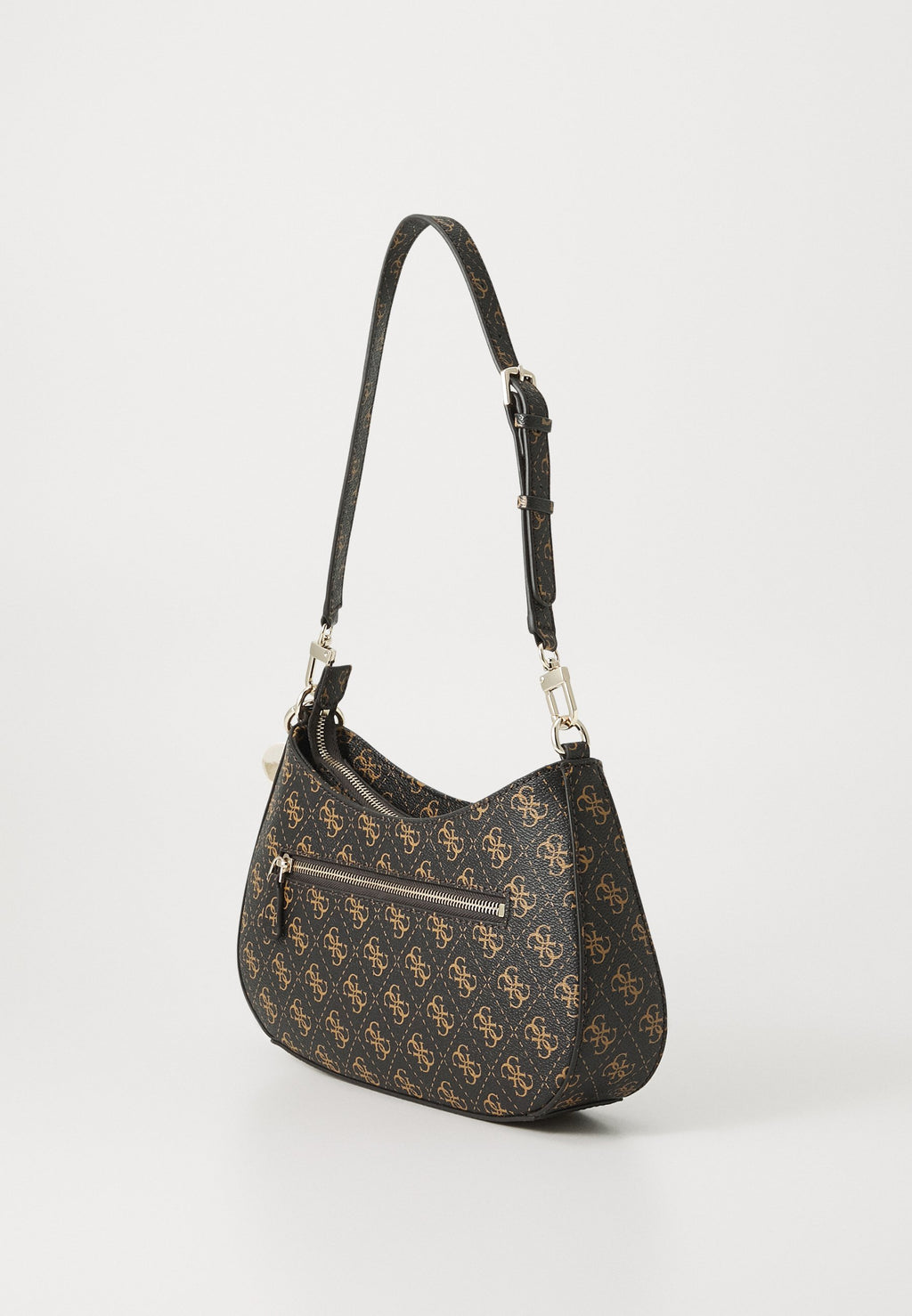 NOELLE II TOP ZIP SHOULDER BAG - Handbag - brown