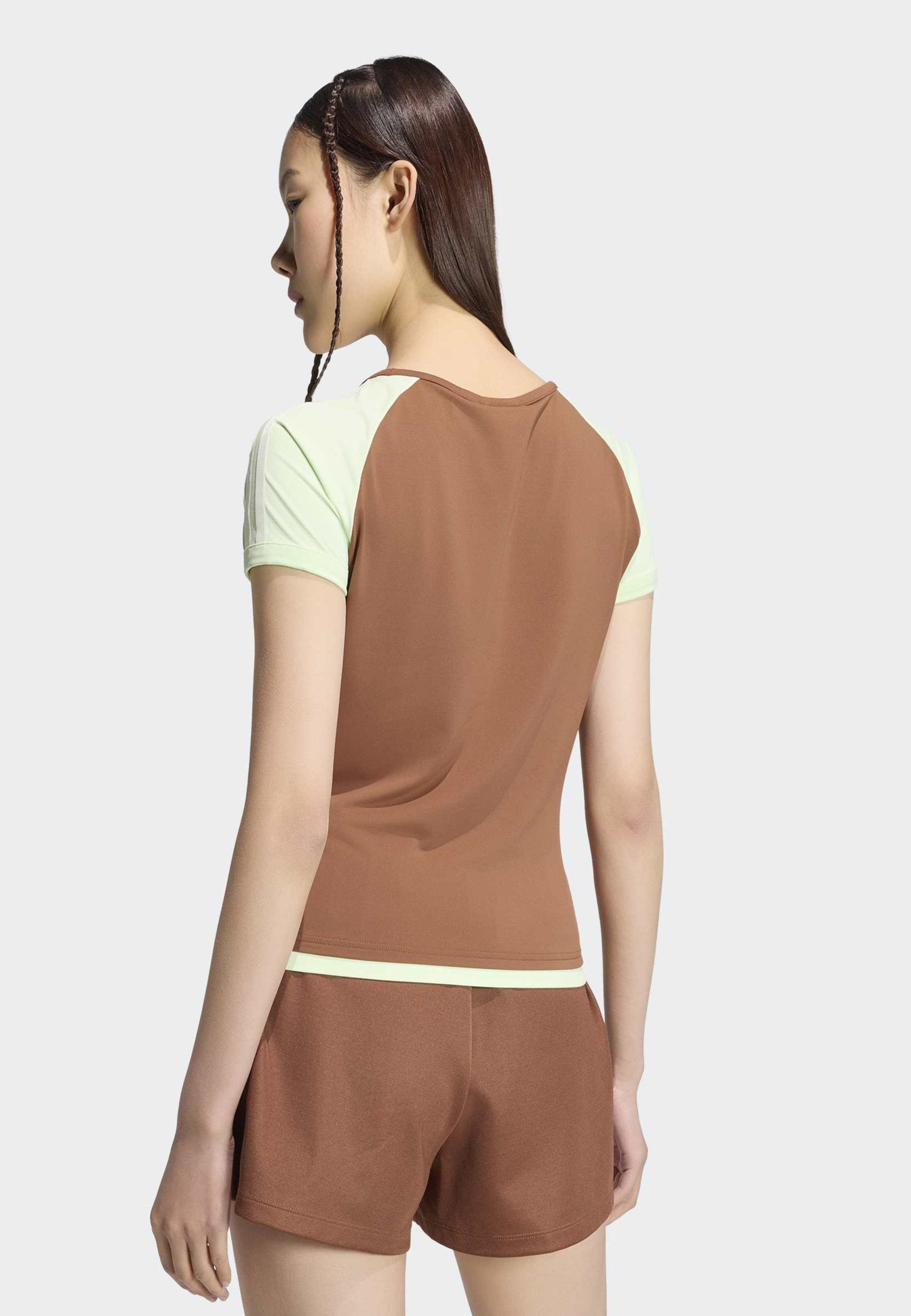 SUMMER GLOW VINTAGE - Basic T-shirt - preloved brown semi green spark