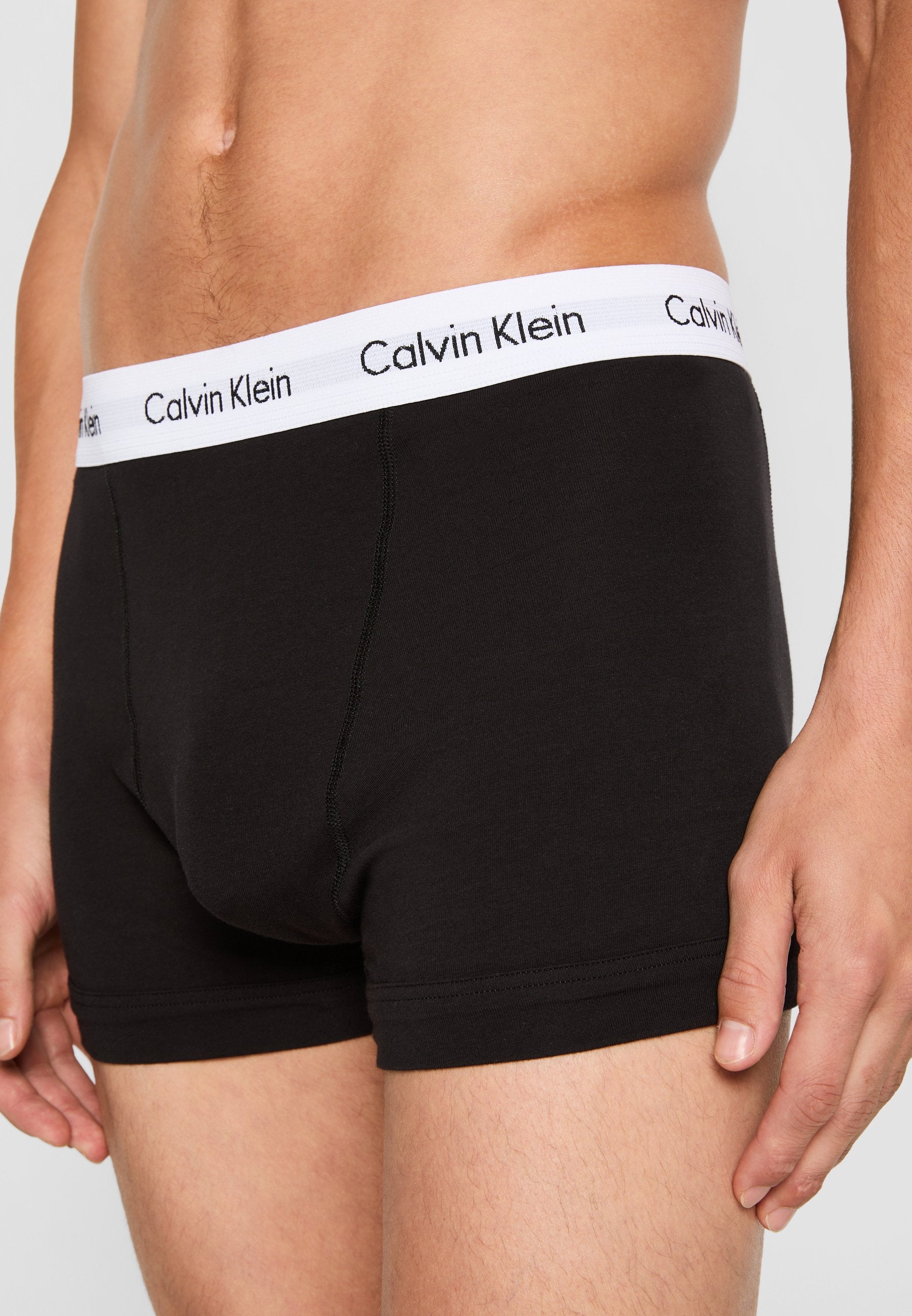 TRUNK 3 PACK COTTON STRETCH - Boxers - noir