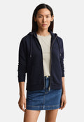 Zip-up sweatshirt - evening blue