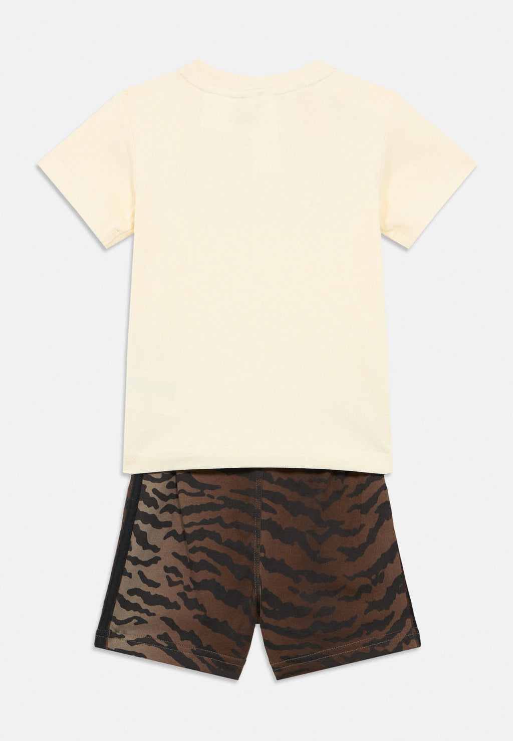 INFANT UNISEX SET - Shorts - cream white/night brown