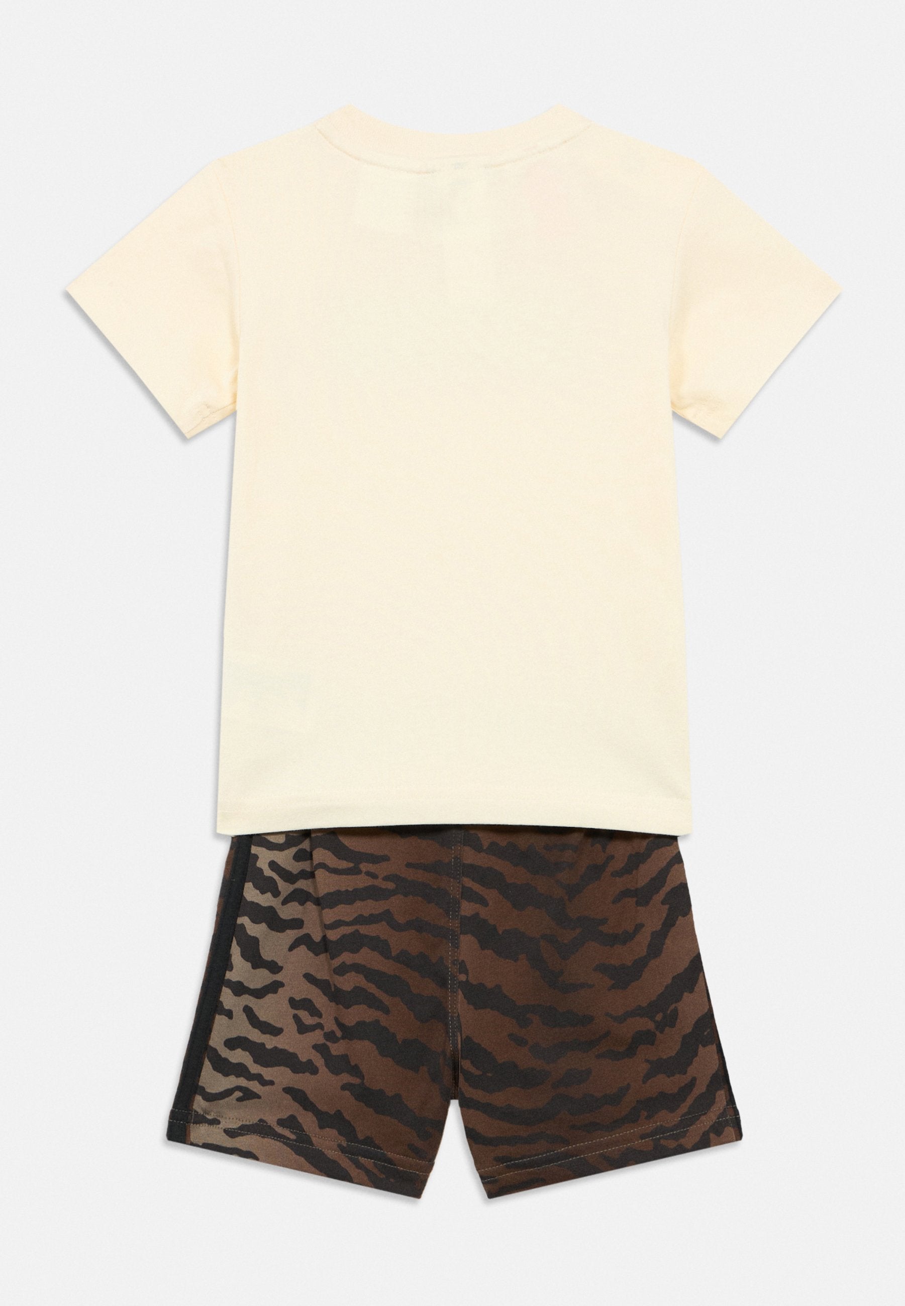 INFANT UNISEX SET - Shorts - cream white/night brown