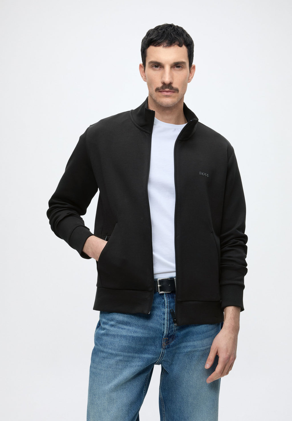 SKAZ - Fermuarlı sweatshirt - siyah