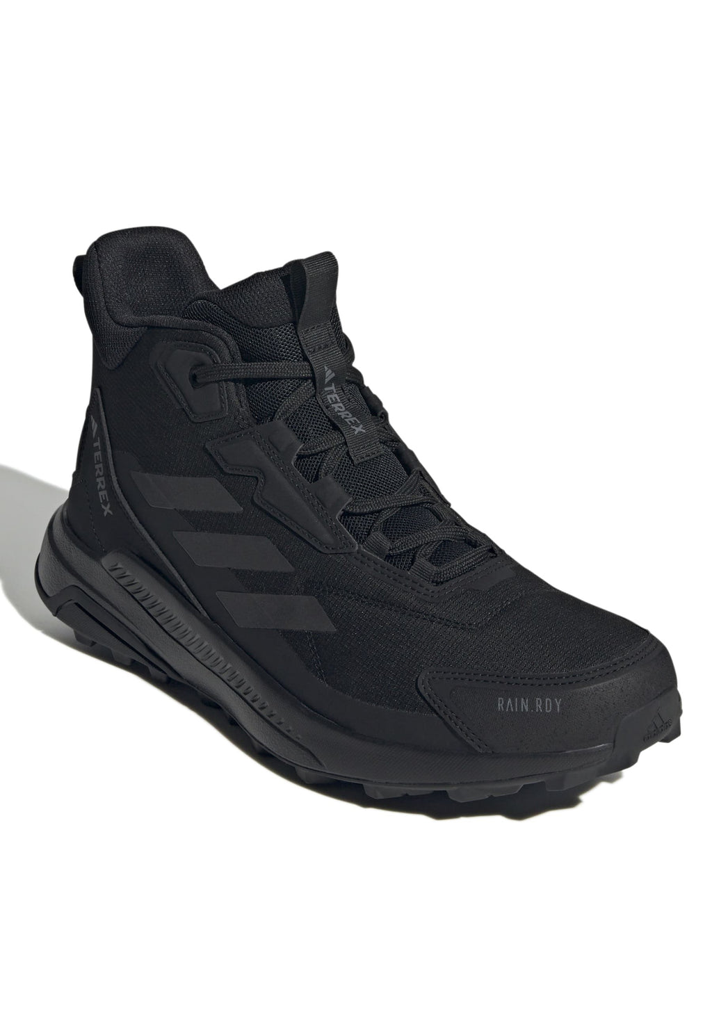 ANYLANDER MID - Hiking shoes - core black core black grey four