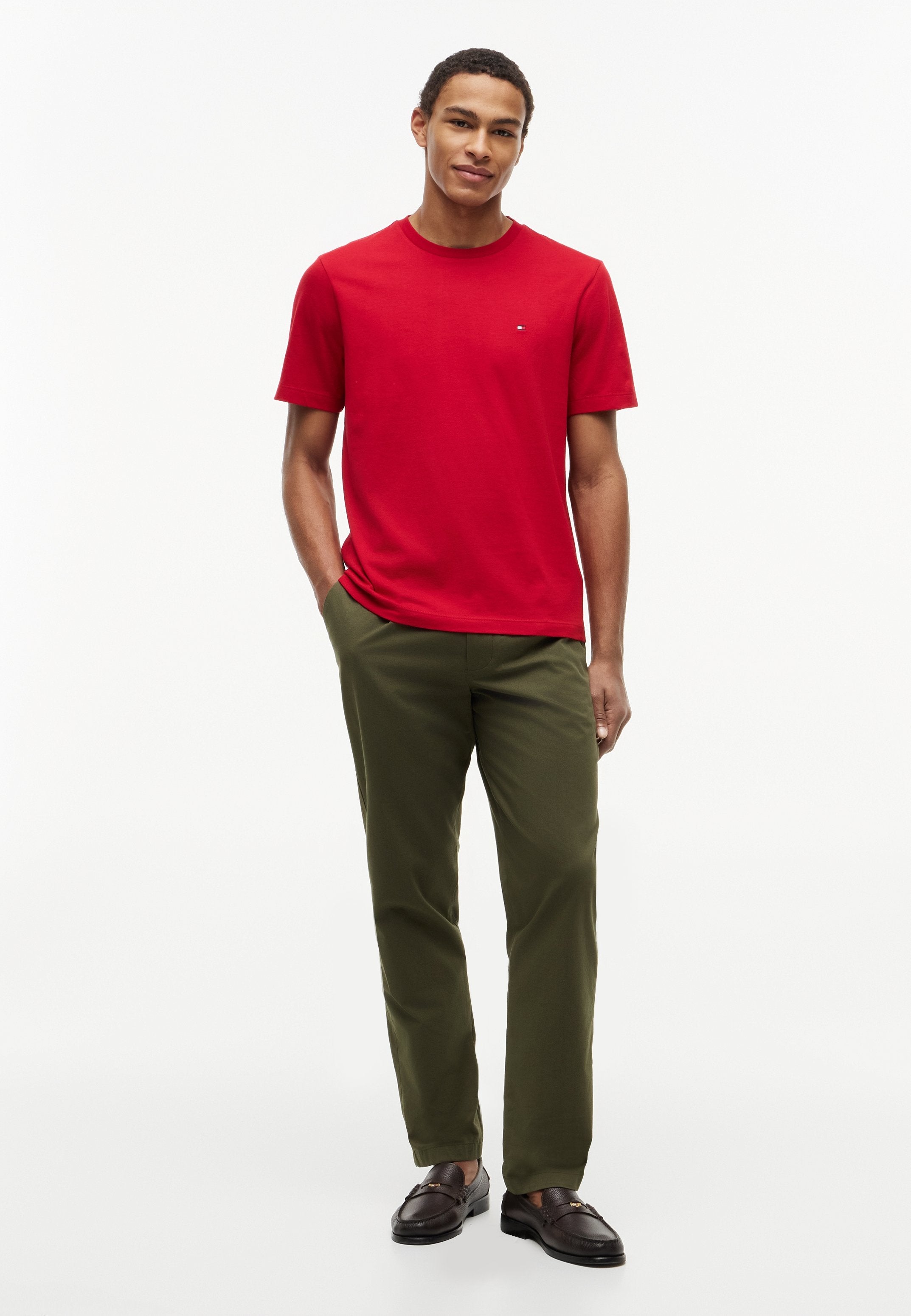 Basic T-shirt - medium red