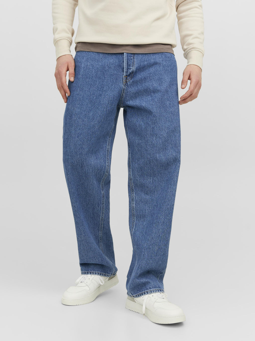 gy fit JJIALEX JJORIGINAL SBD 301 NOOS - Baggy Jeans - blue denim