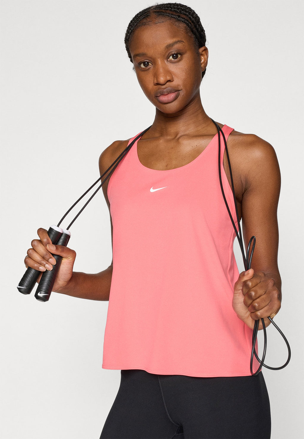 TANK ELASTIKA - Top - sea coral/white
