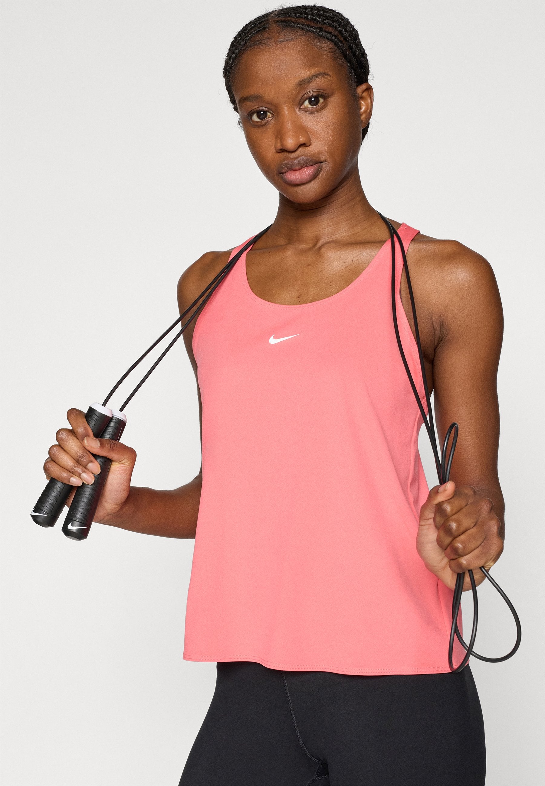 TANK ELASTIKA - Top - sea coral/white