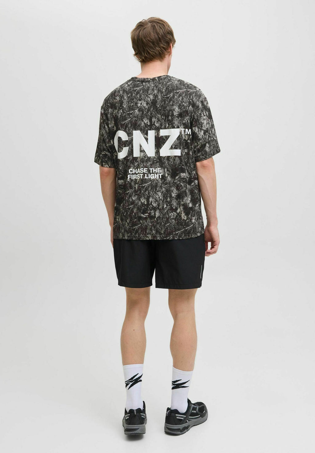 Backprintet - Print T-shirt - black