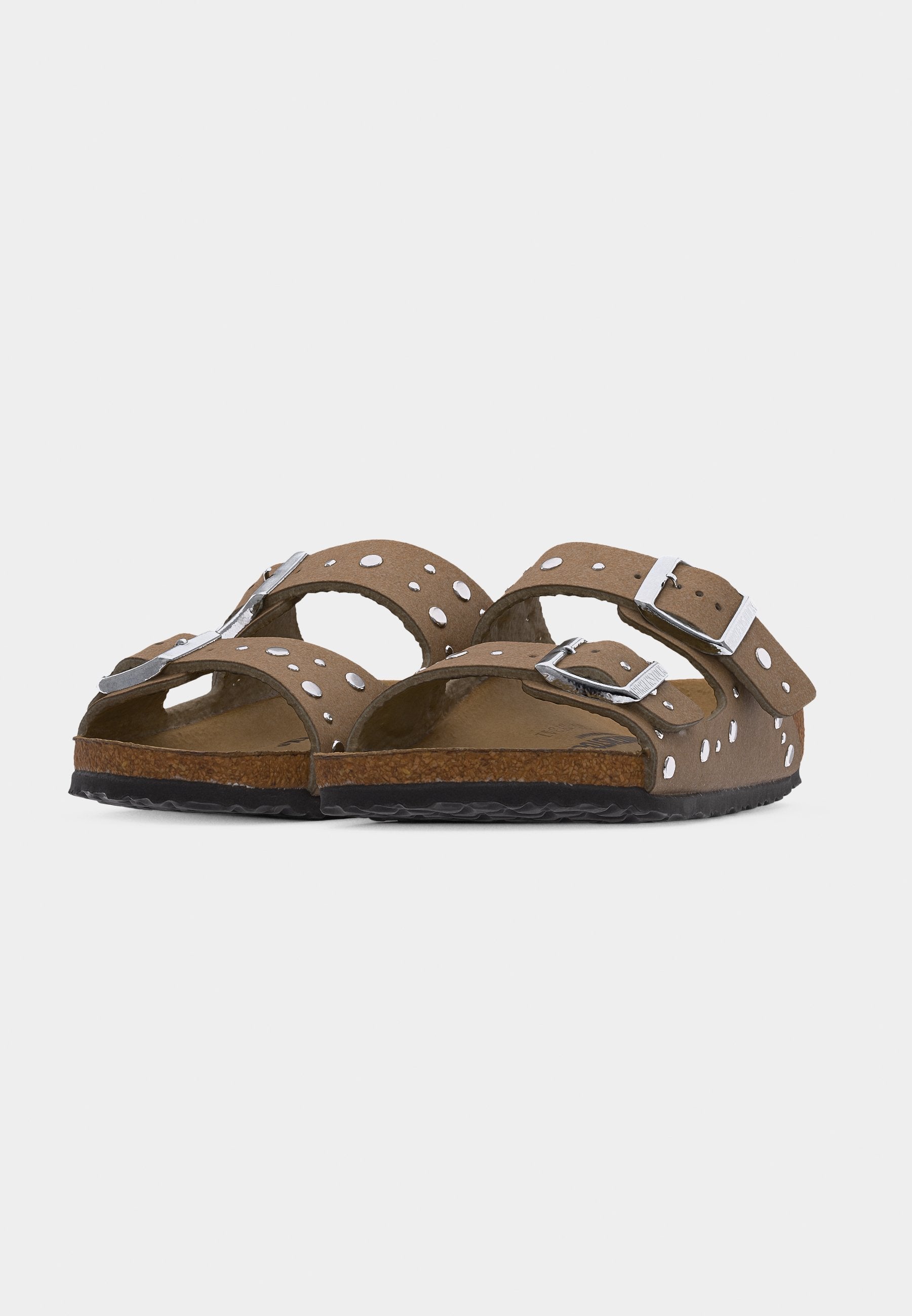 ARIZONA RIVETS KIDS NARROW - Sandals - taupe