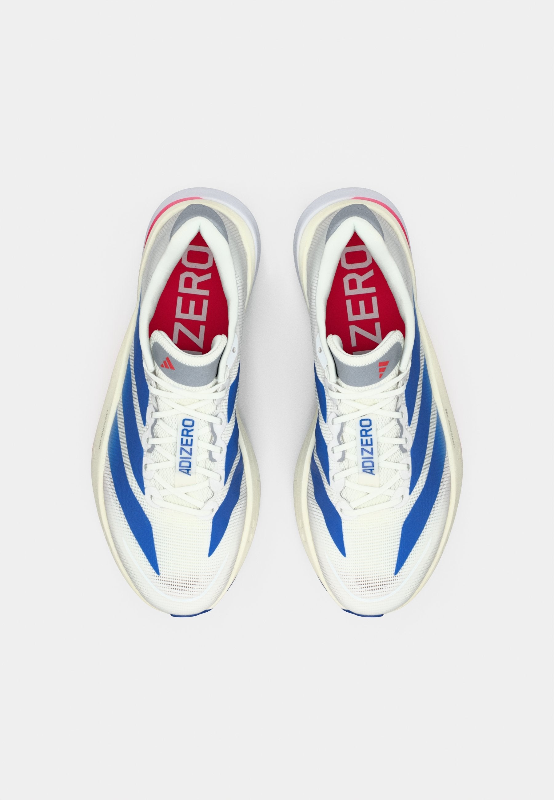 ADIZERO BOSTON 13 M - Road running shoes - footwear white/team royal blue/halo silver-coloured