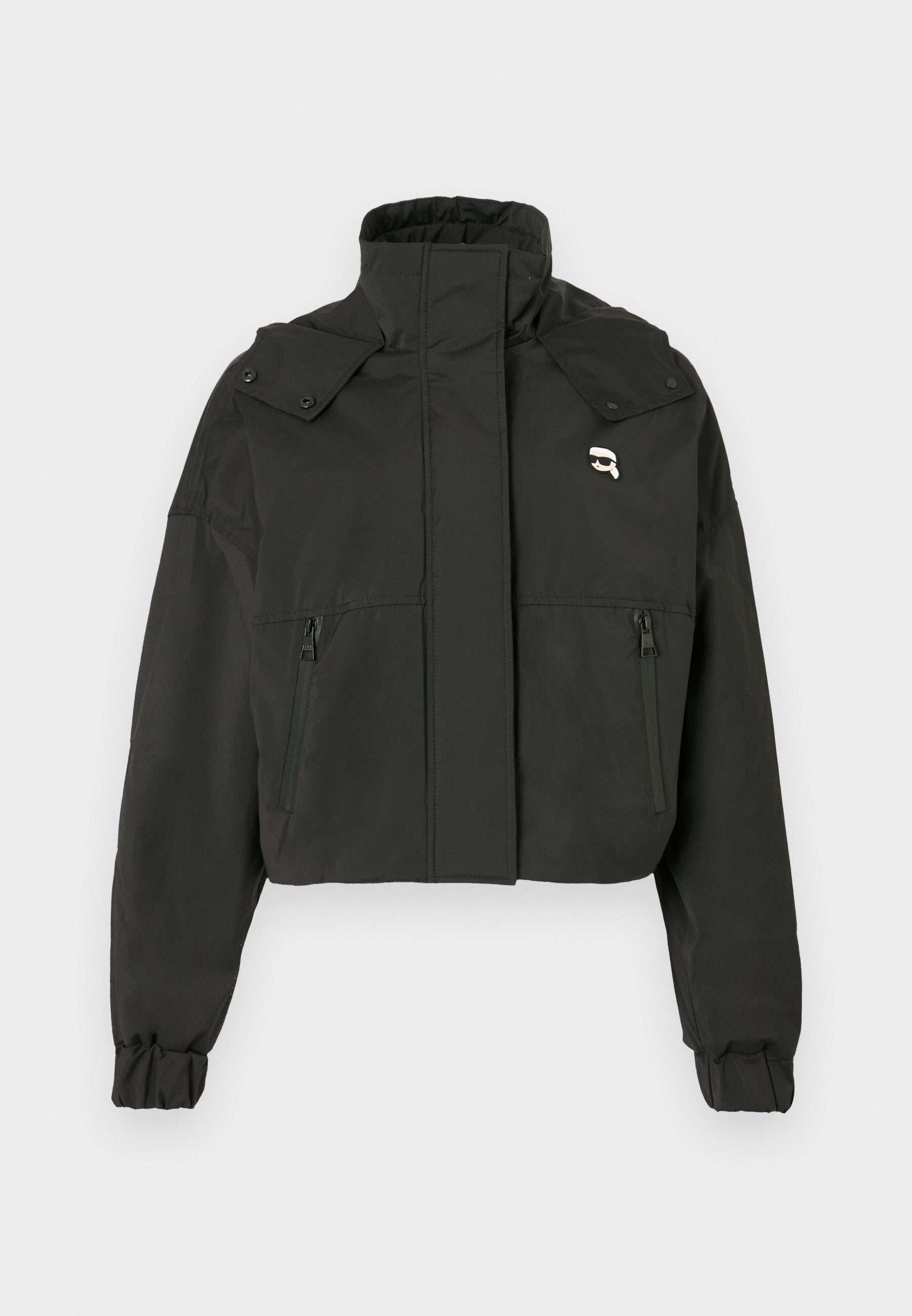 IKON HOODED JACKET - Bomber Jacket - black