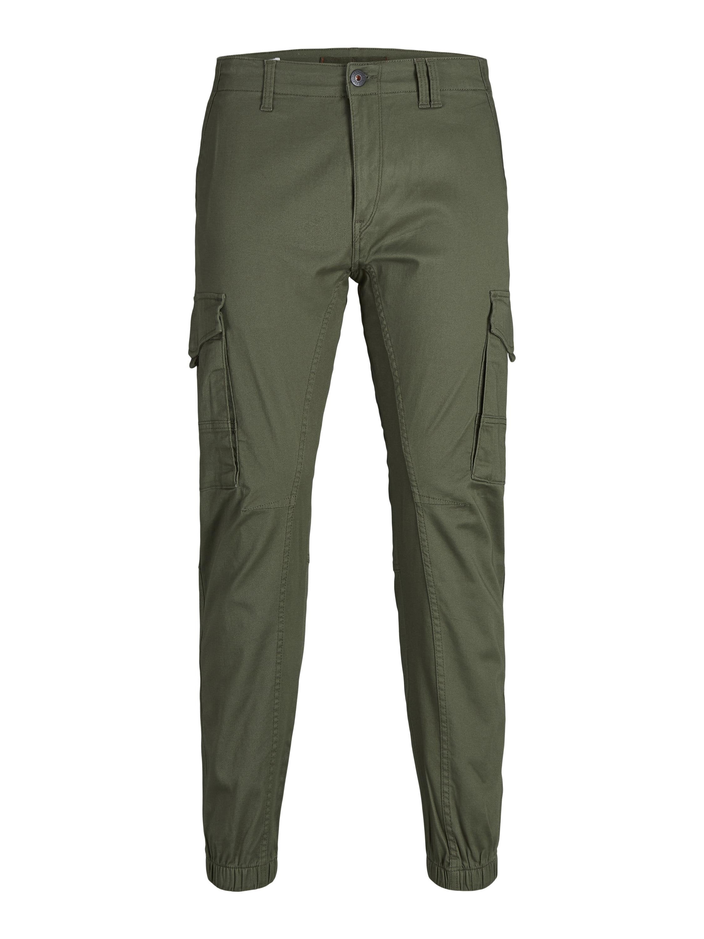 JJIPAUL JJFLAKE  - Cargo trousers - olive night