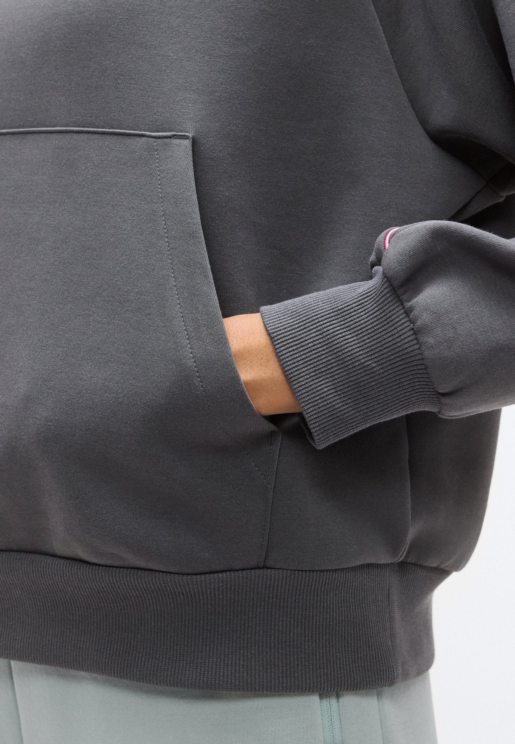 STADIUM - Hoodie - gris six/fleur tropicale/gris