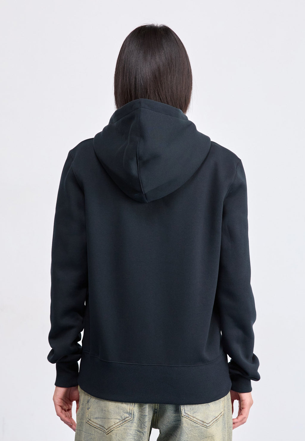Zip-up sweatshirt - black