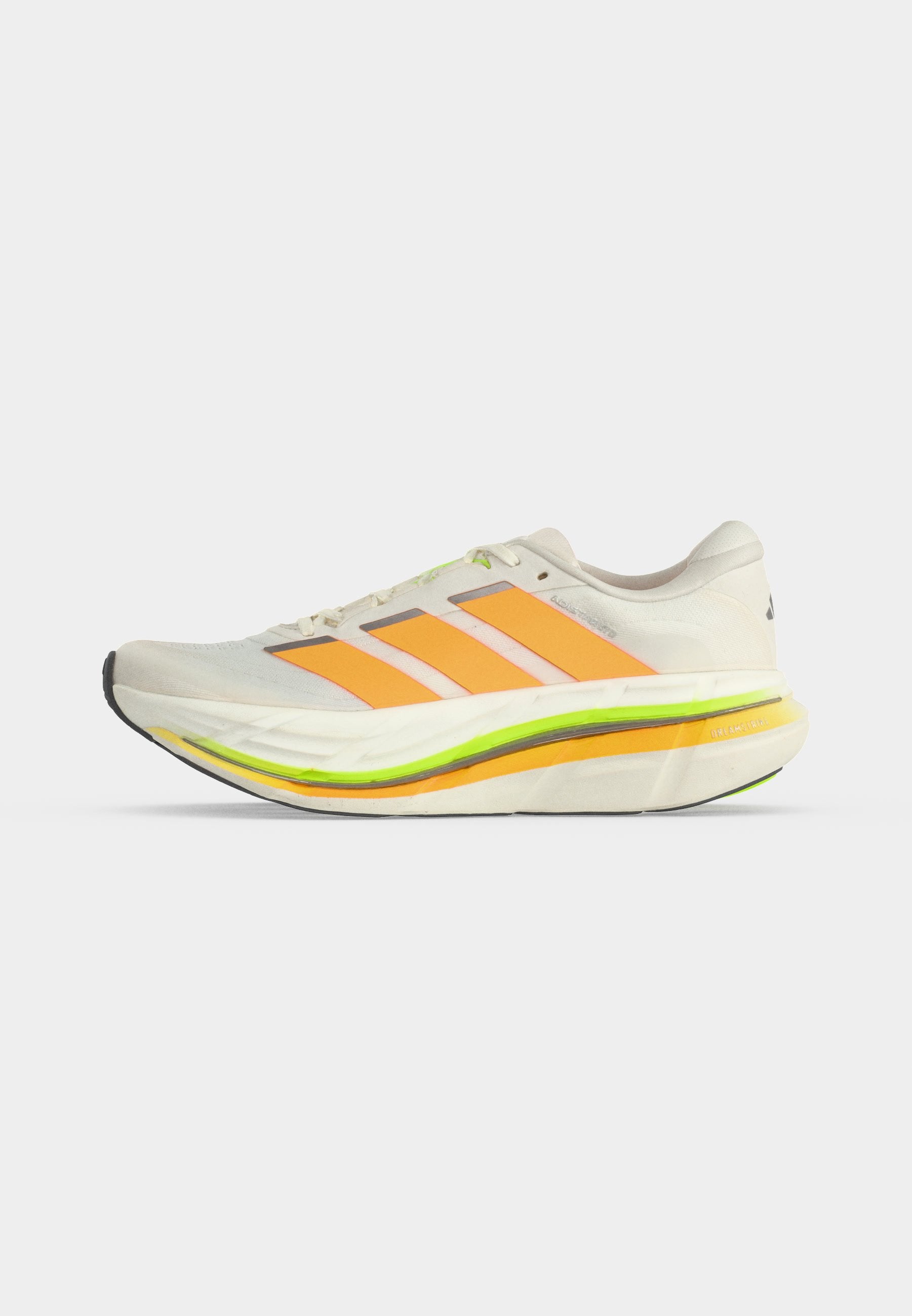 ADISTAR BYD 2 - Road running shoes - cloud white/lucid tangerine/signal green