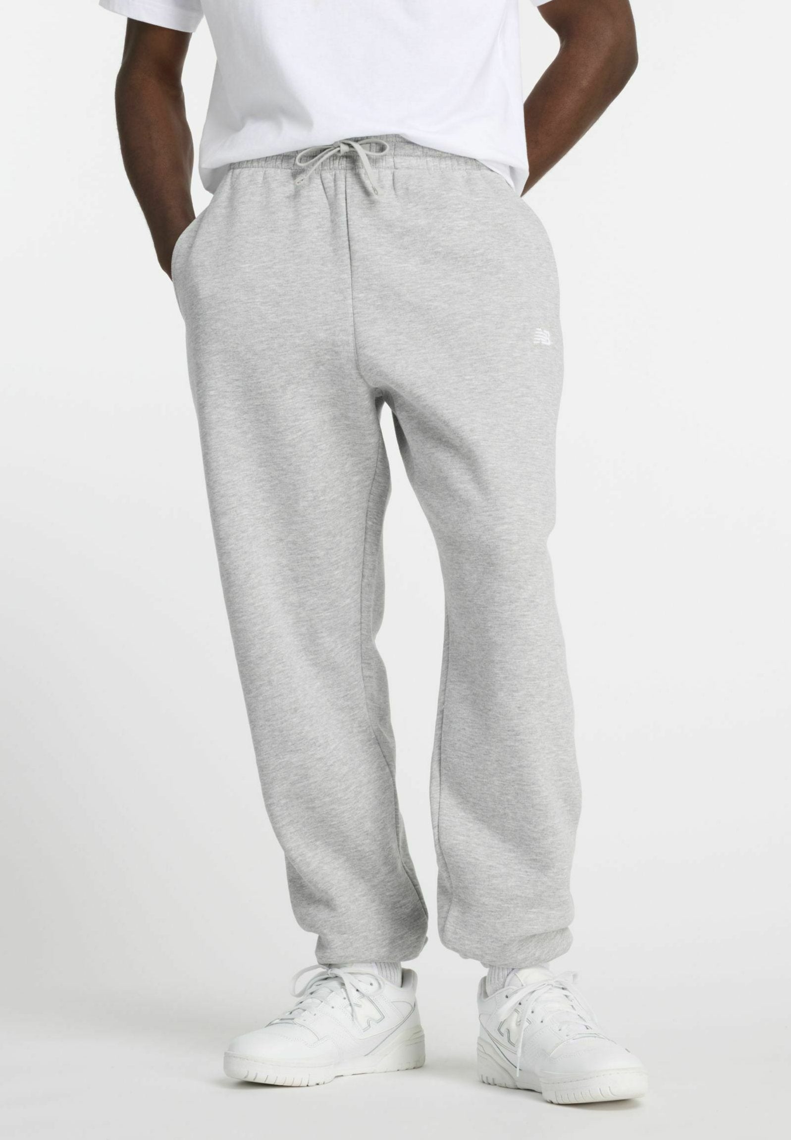 SPORT ESSENTIALS  - Tracksuit bottoms - athletic grey ag