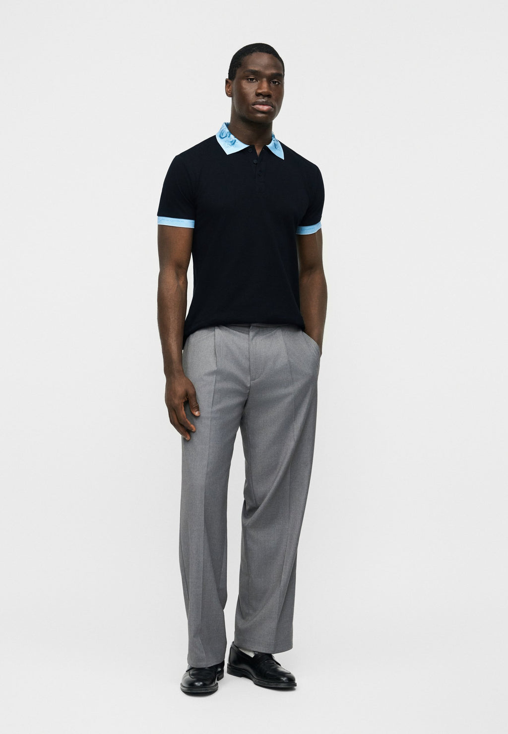 BAROQUE WAVE - Polo shirt - black