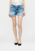 GALIMON - Denim shorts - bright blue