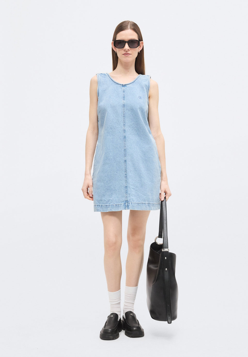 SHIFT DRESS  - Denim dress - coastal light