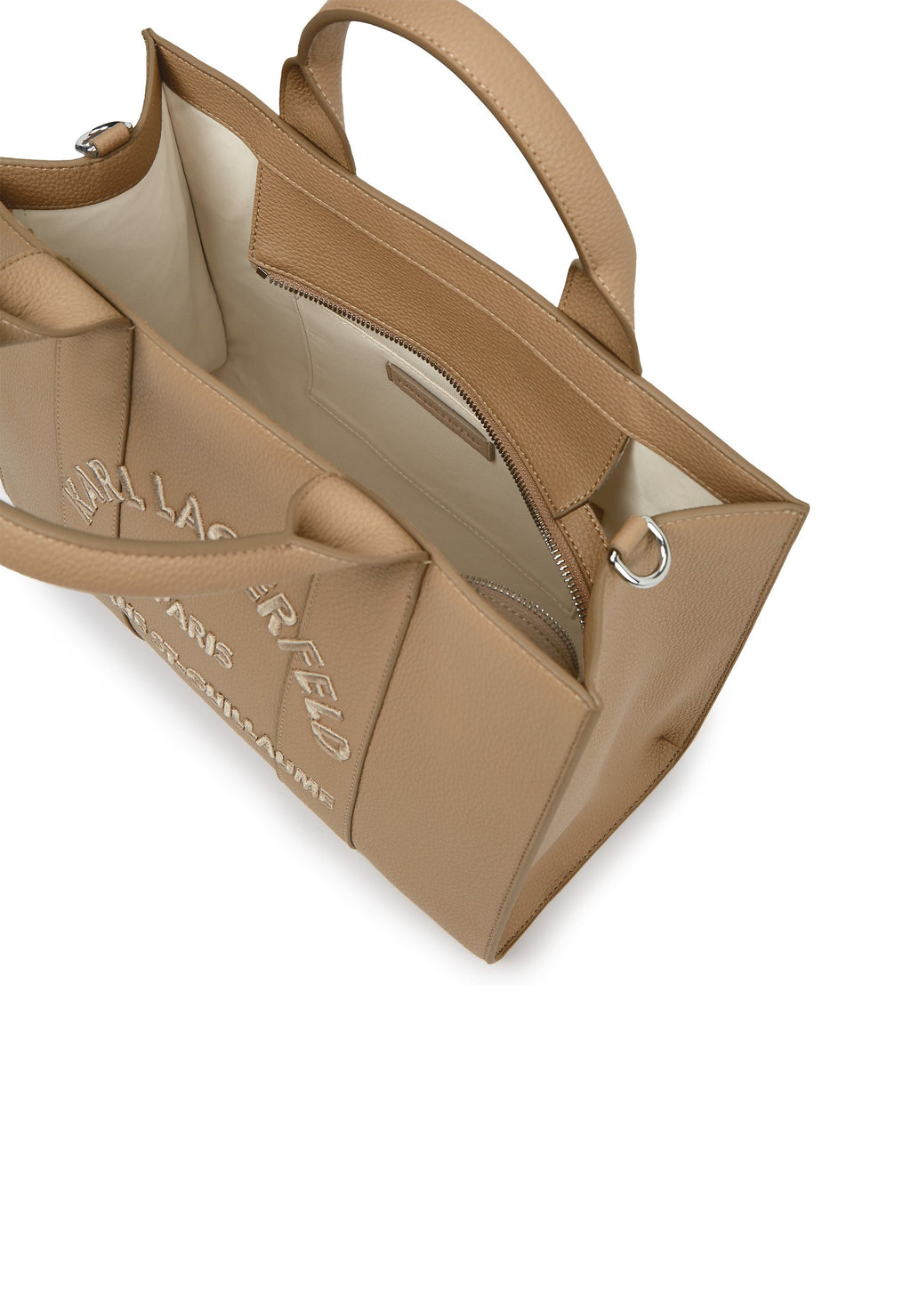 SAC CABAS CARRÉ - Sac à main - nougat