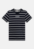 GRAPHIC STRIPE EVENING UNISEX - Print T-shirt - evening blue