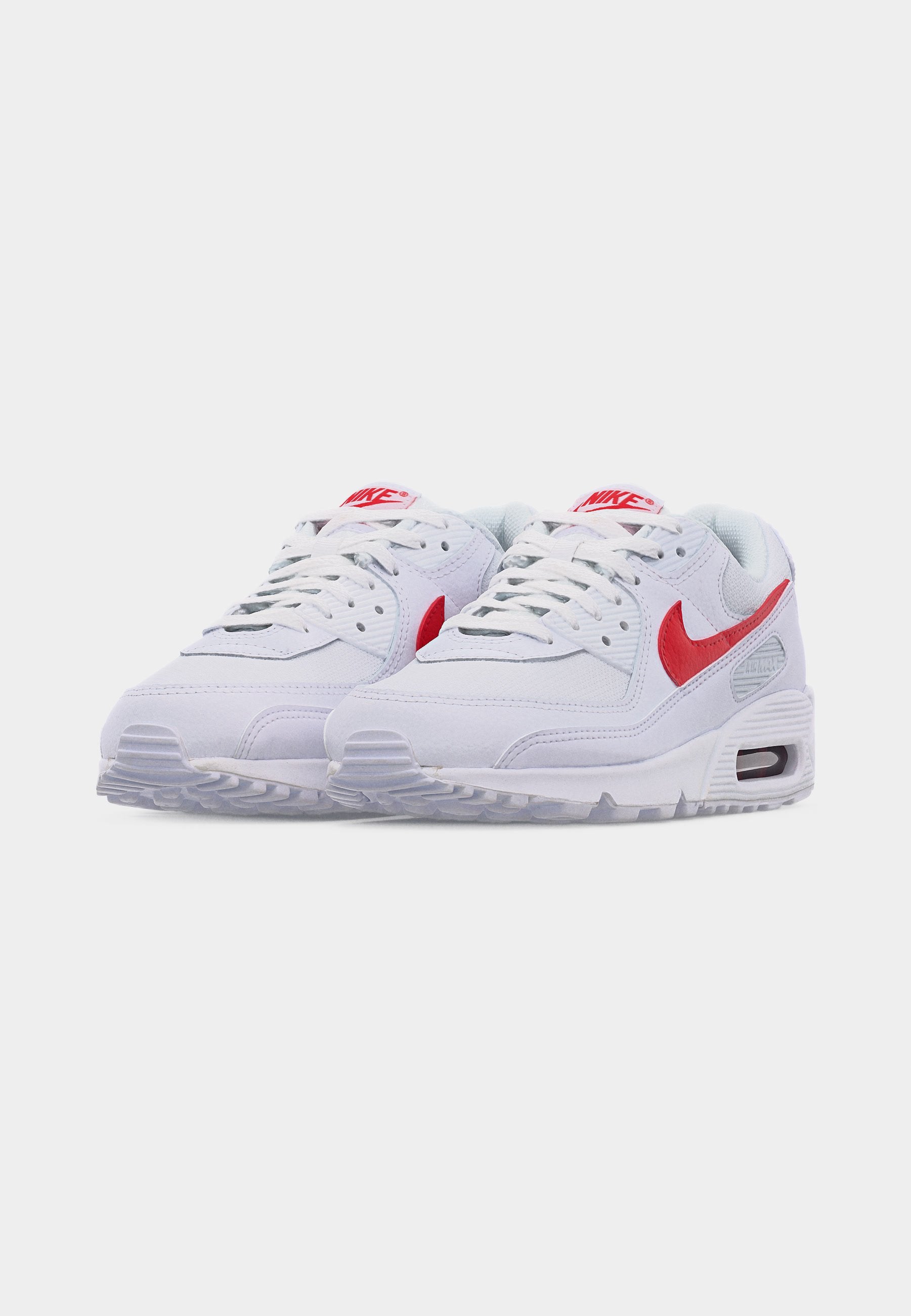 AIR MAX 90 - Trainers - white/university red
