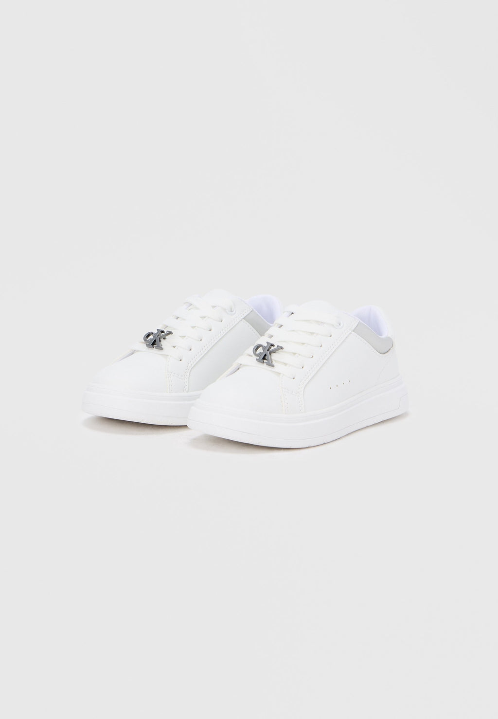 MANHATTAN UNISEX - Trainers - white/silver-coloured