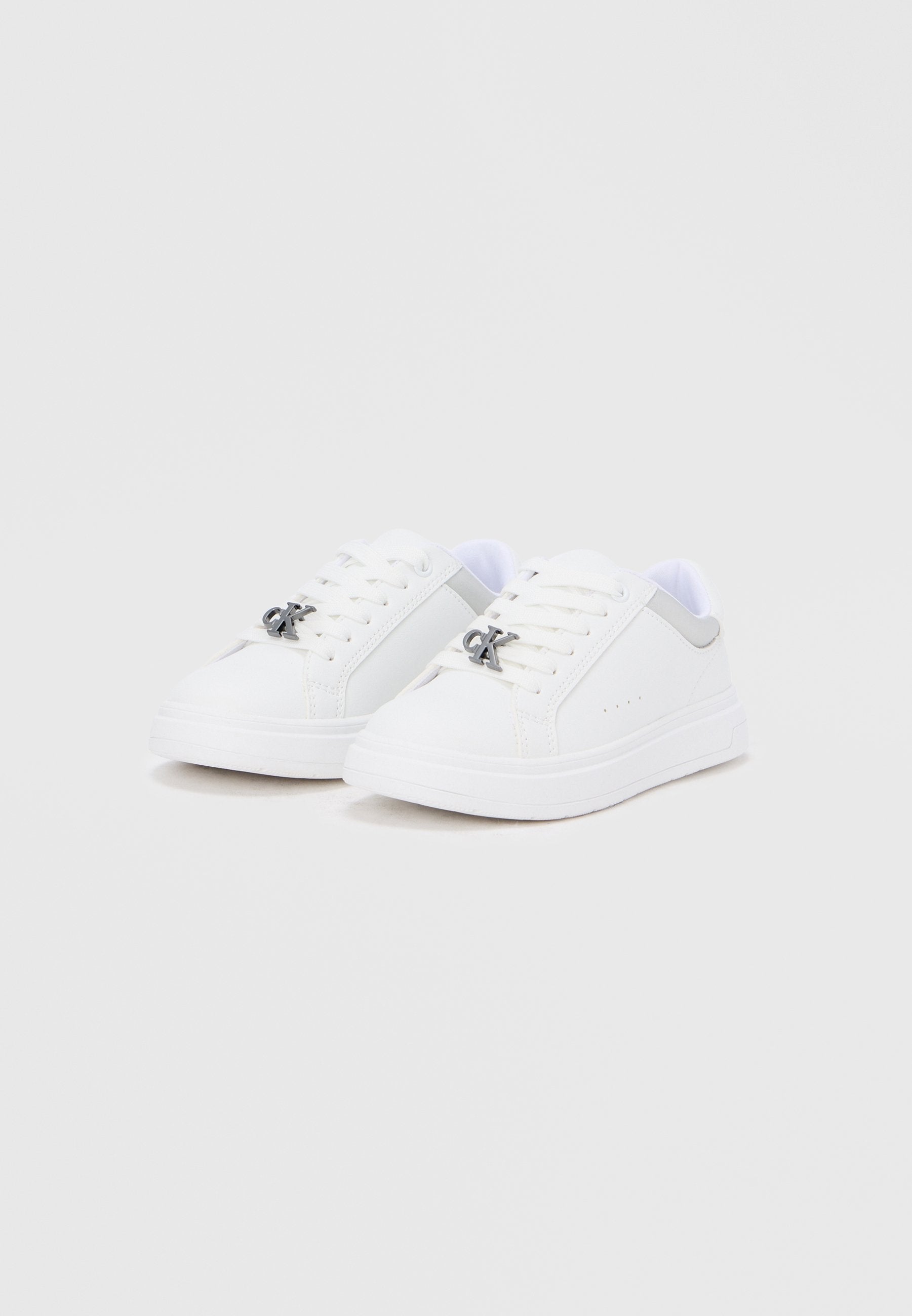 MANHATTAN UNISEX - Trainers - white/silver-coloured