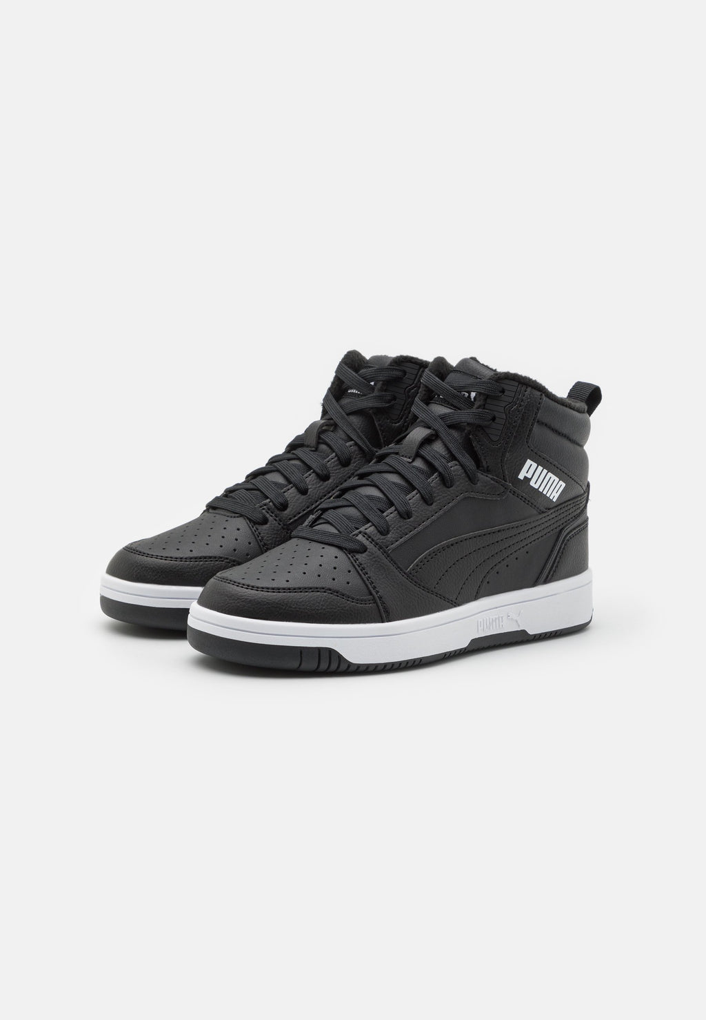 REBOUND MID - High-top trainers - shadow gray/black/white
