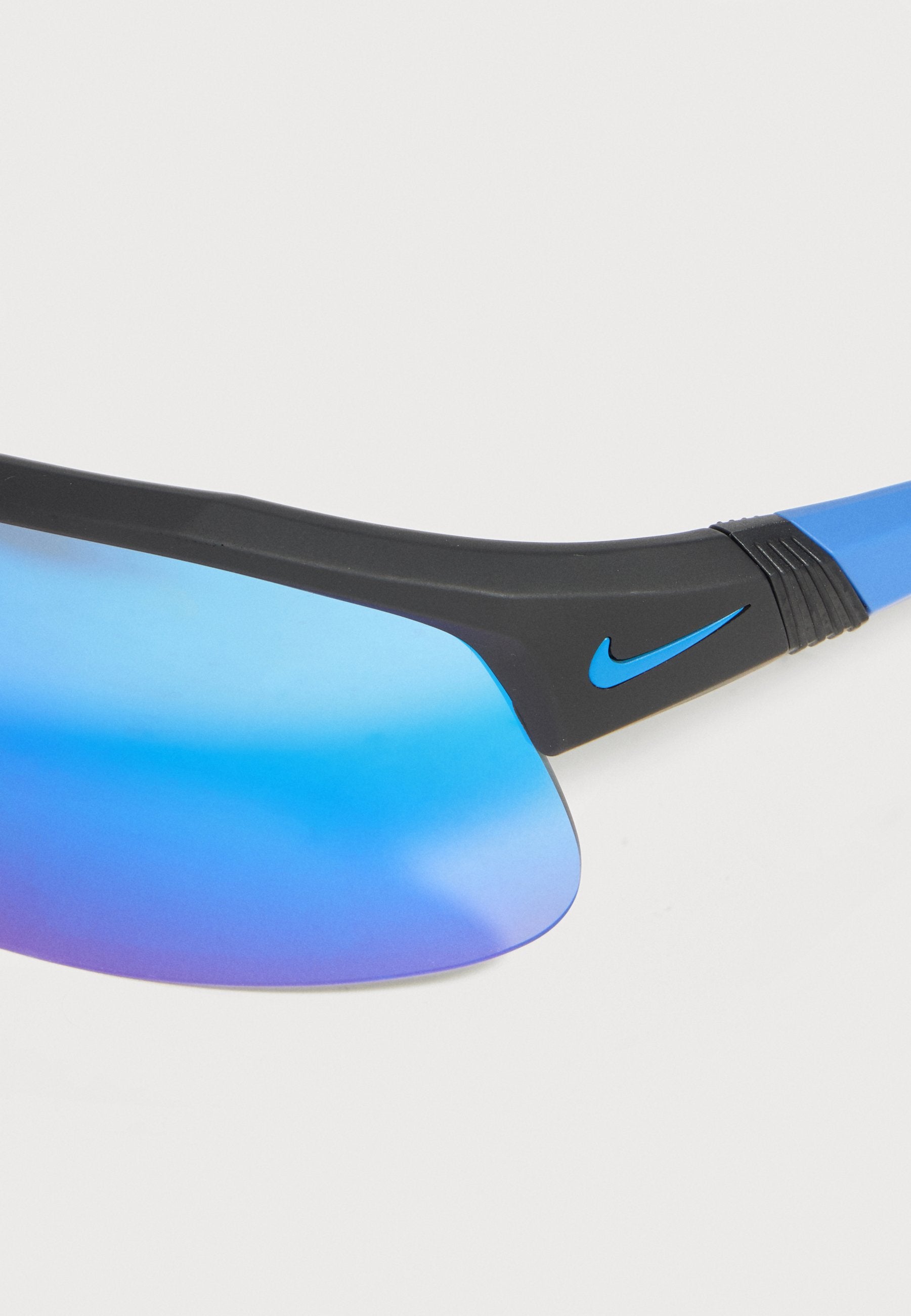 SHOW UNISEX - Sunglasses - matte black/blue
