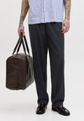 Joggers Wide Leg Fit - Trousers - black