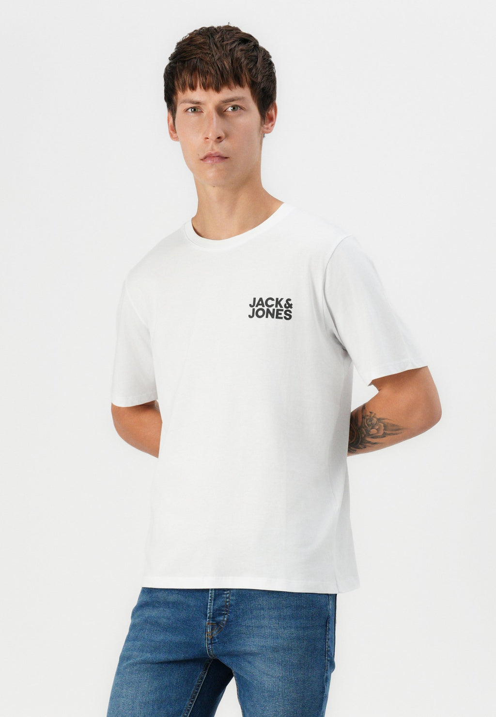 Slim fit JJIGLENN JJBASIC SQ 223 NOOS - Slim fit jeans - blue denim