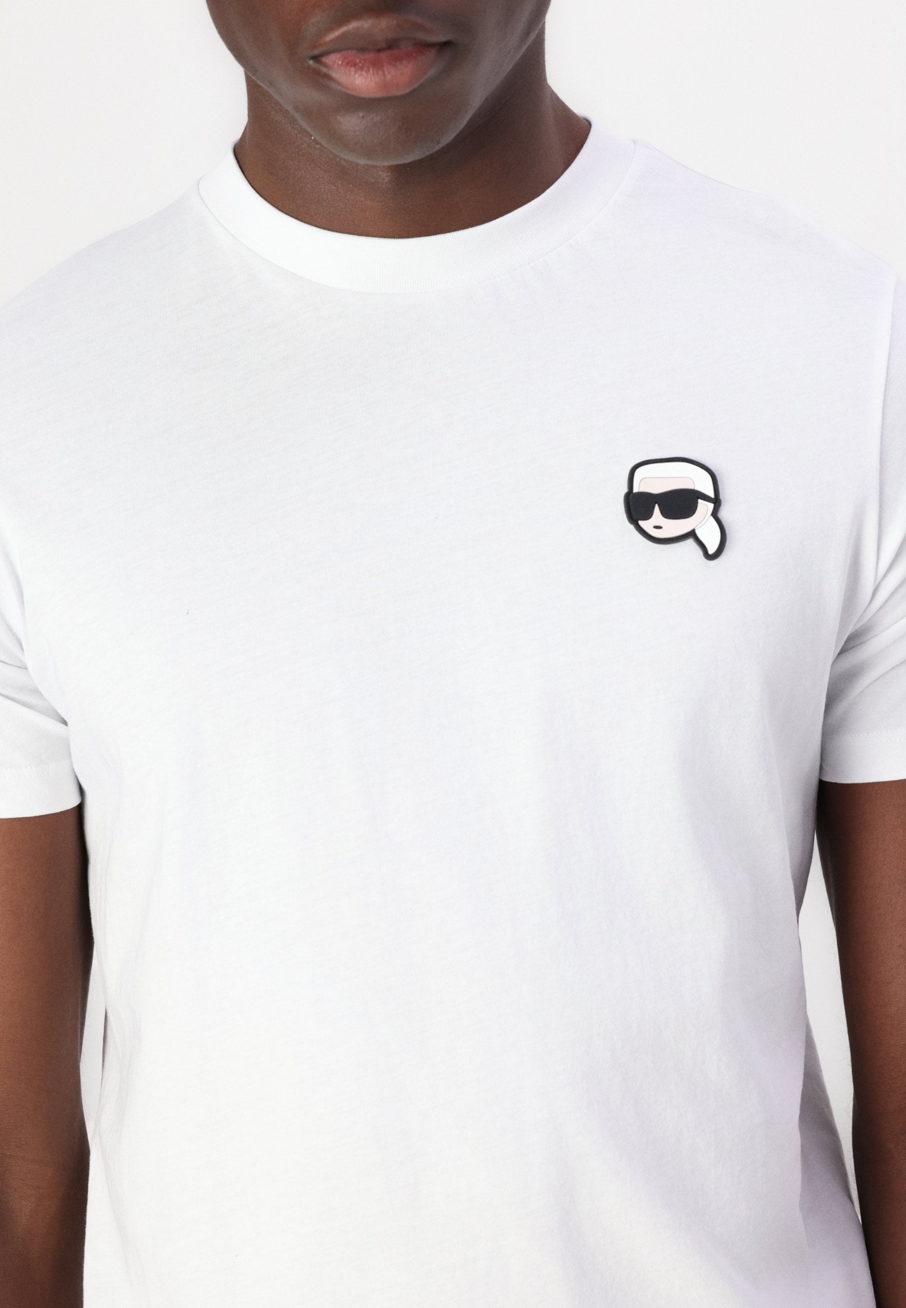 CREWNECK - Print T-shirt - white