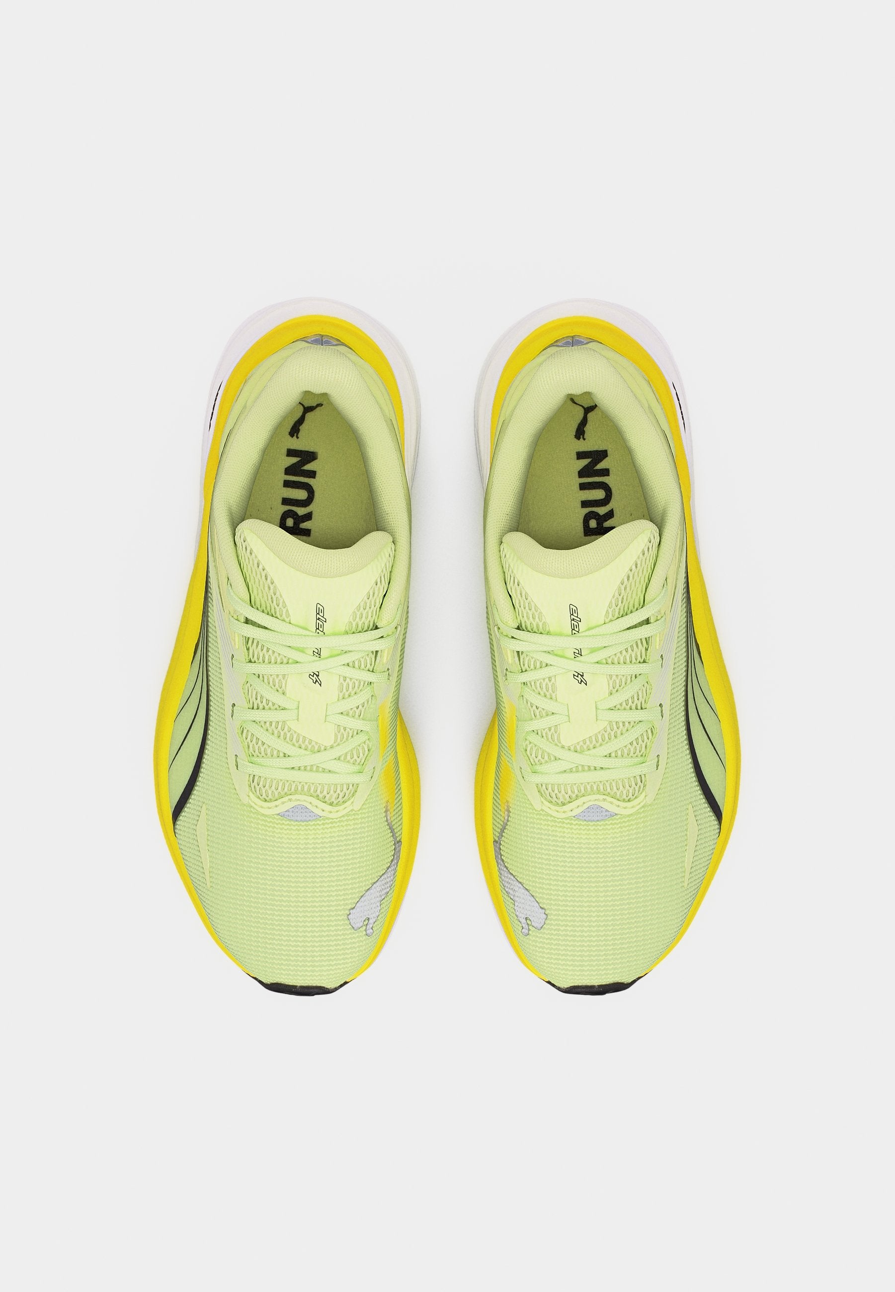 ELECTRIFY NITRO 4 JR UNISEX - Road running shoes - apple spritz/lux lime/black