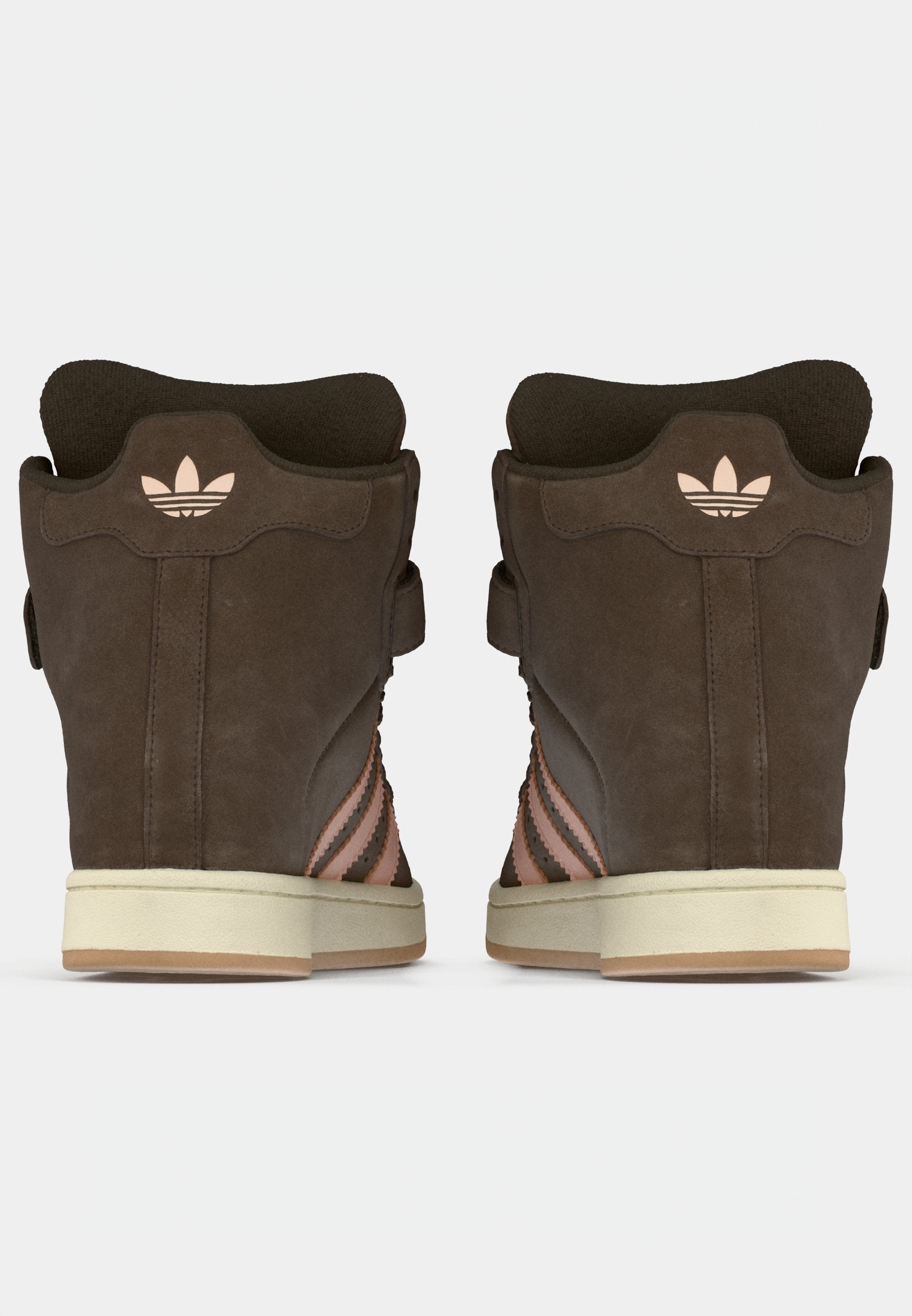 CAMPUS BOLD WEDGE - High-top trainers - core black/blush pink/cream white